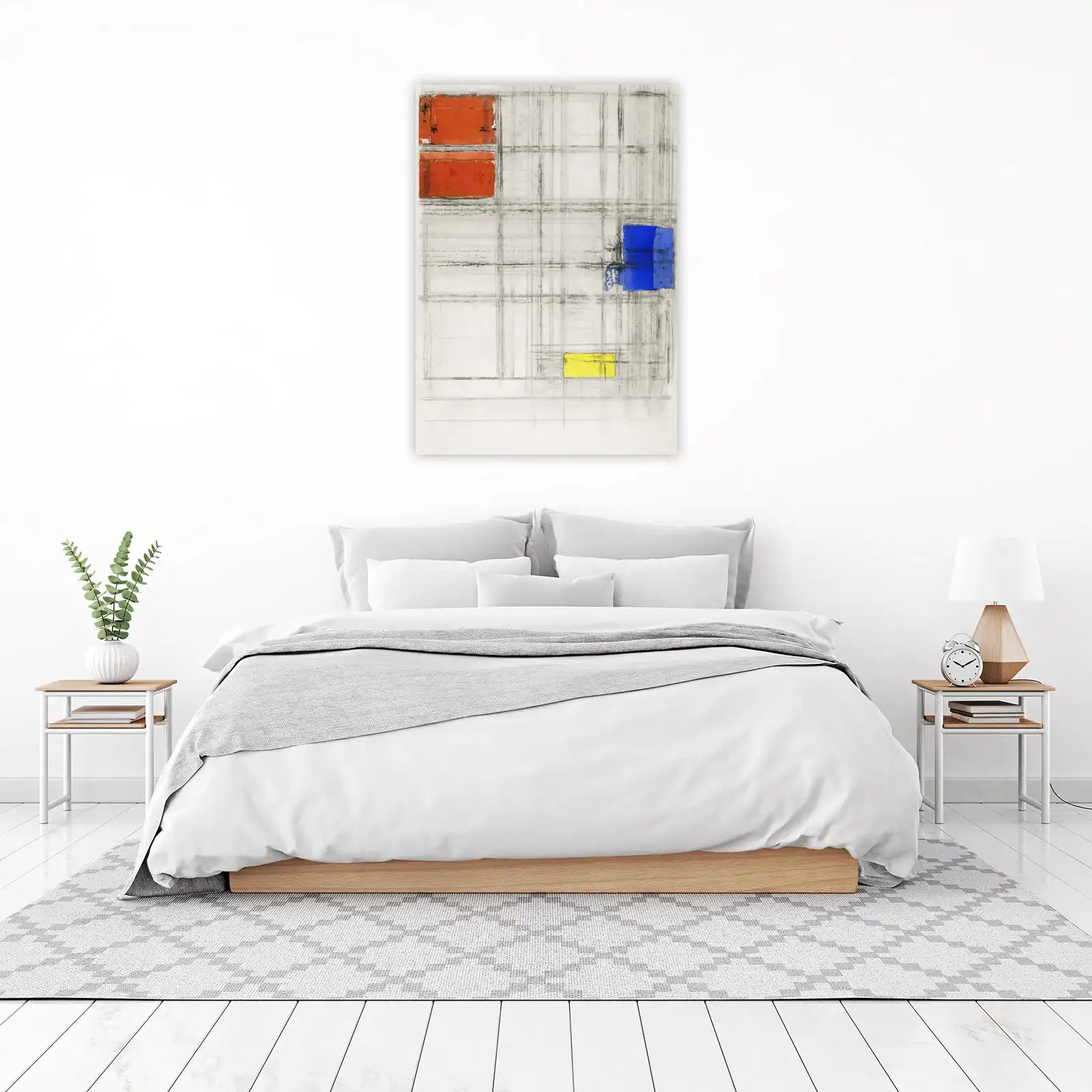 Abstract Geometric Pop Art Wall Art