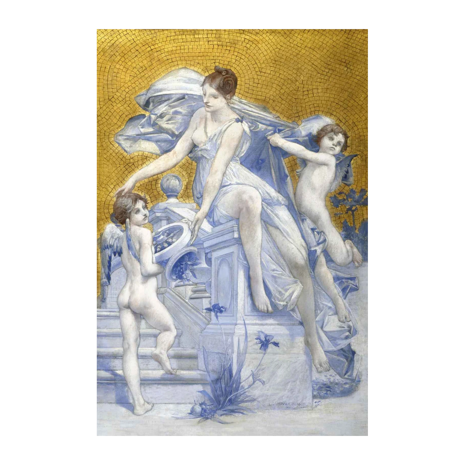 Mythological Cherubs & Goddess Wall Art