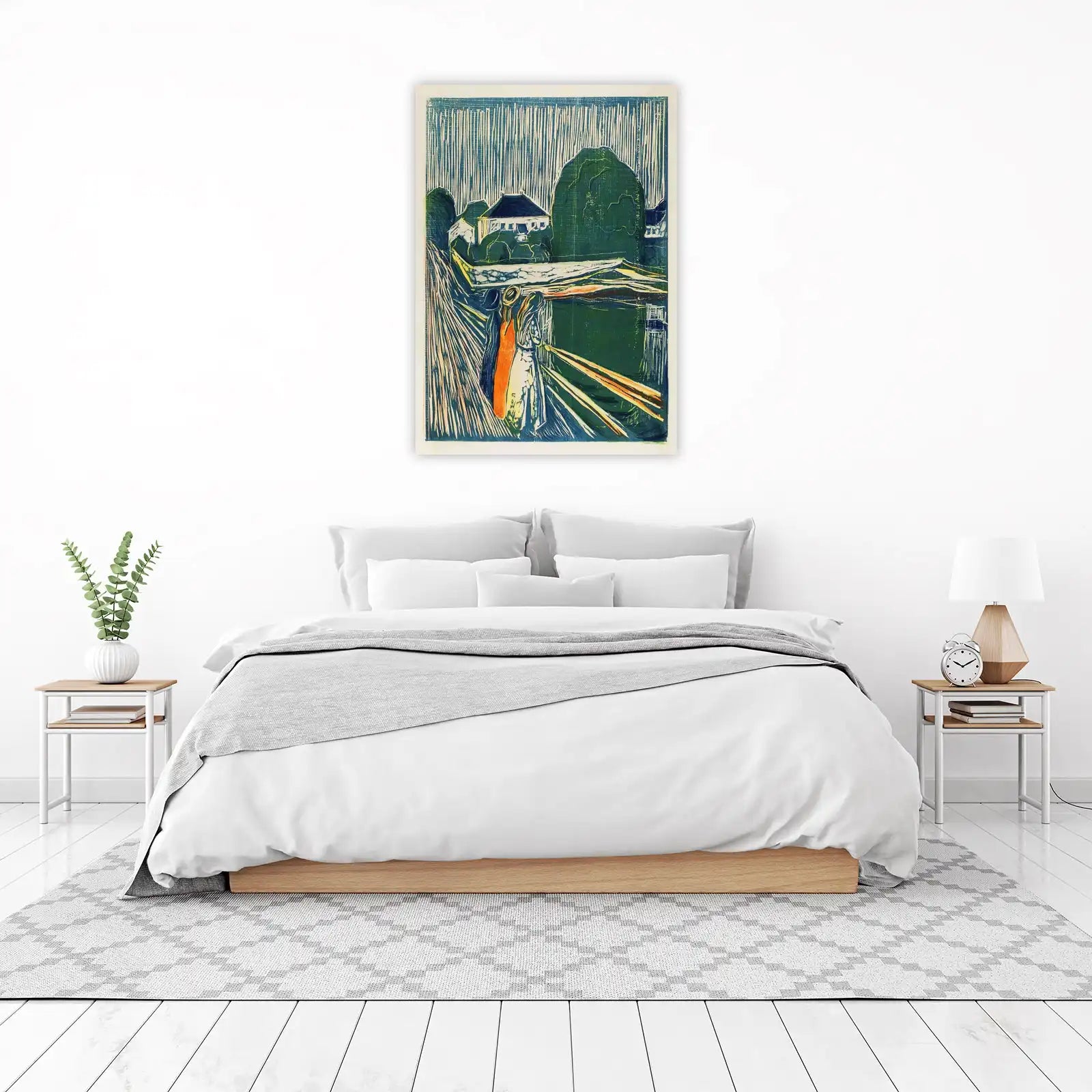 Expressive Figure Landscape Wall Art