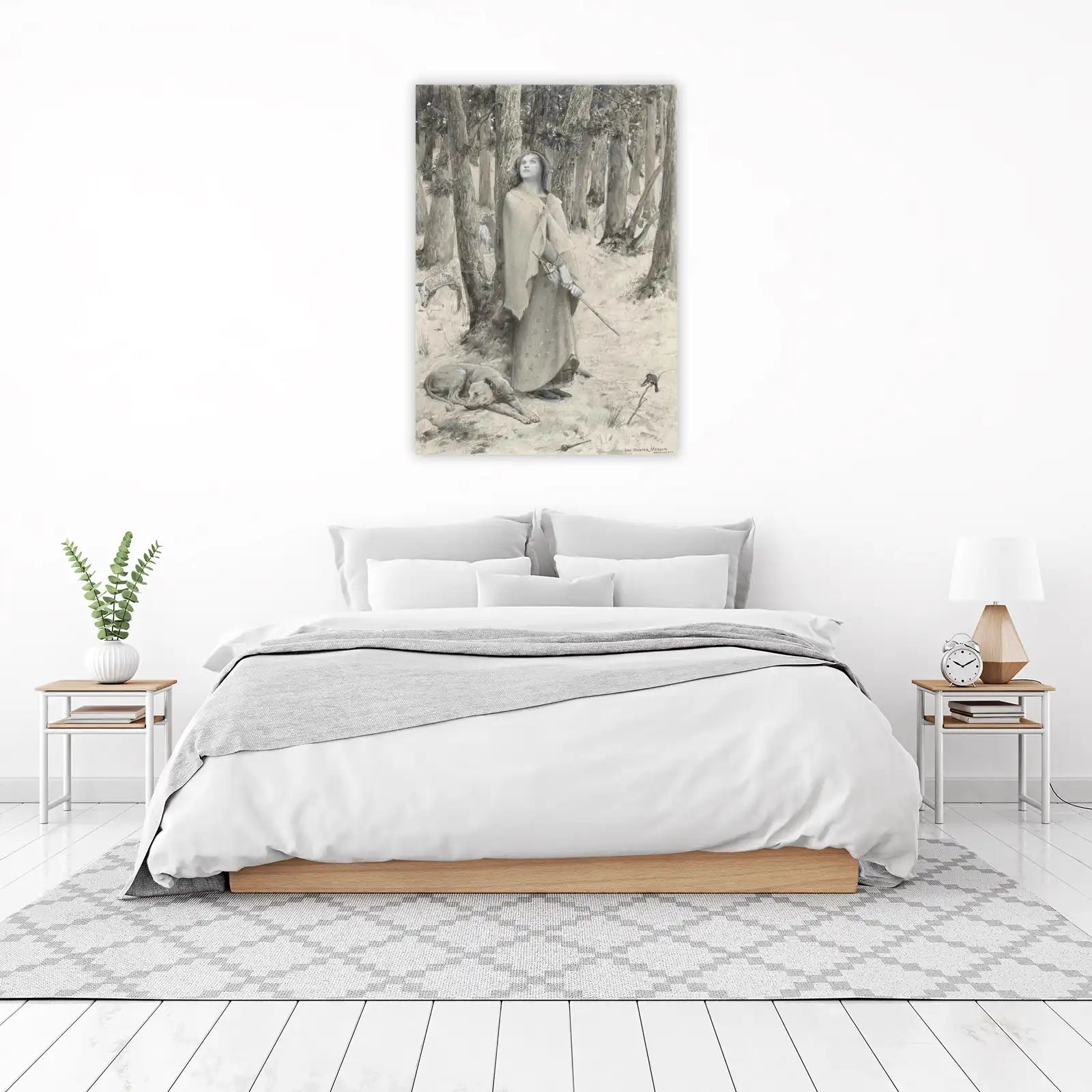 Mystic Forest Wanderer Wall Art