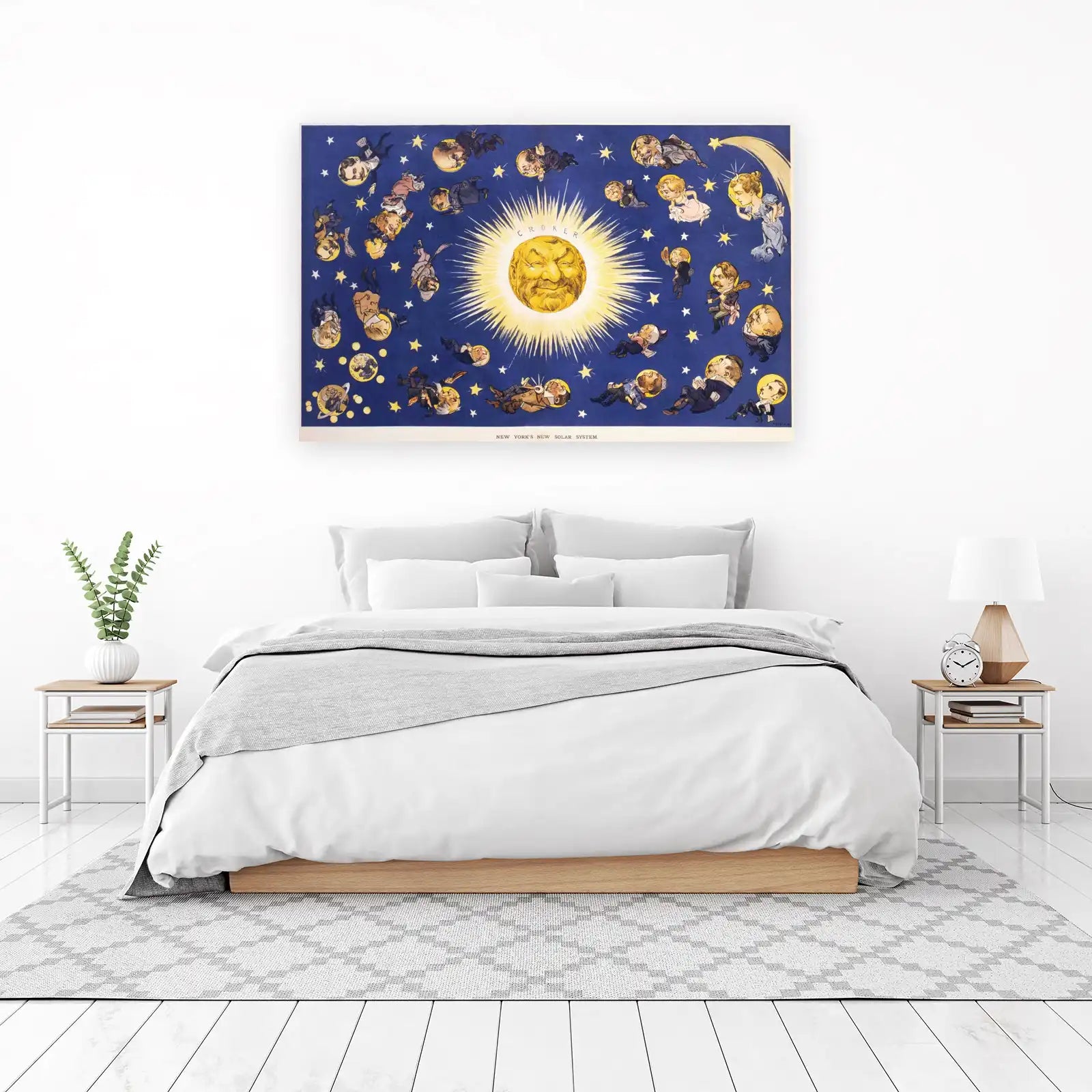 Vintage Political Solar System Wall Art
