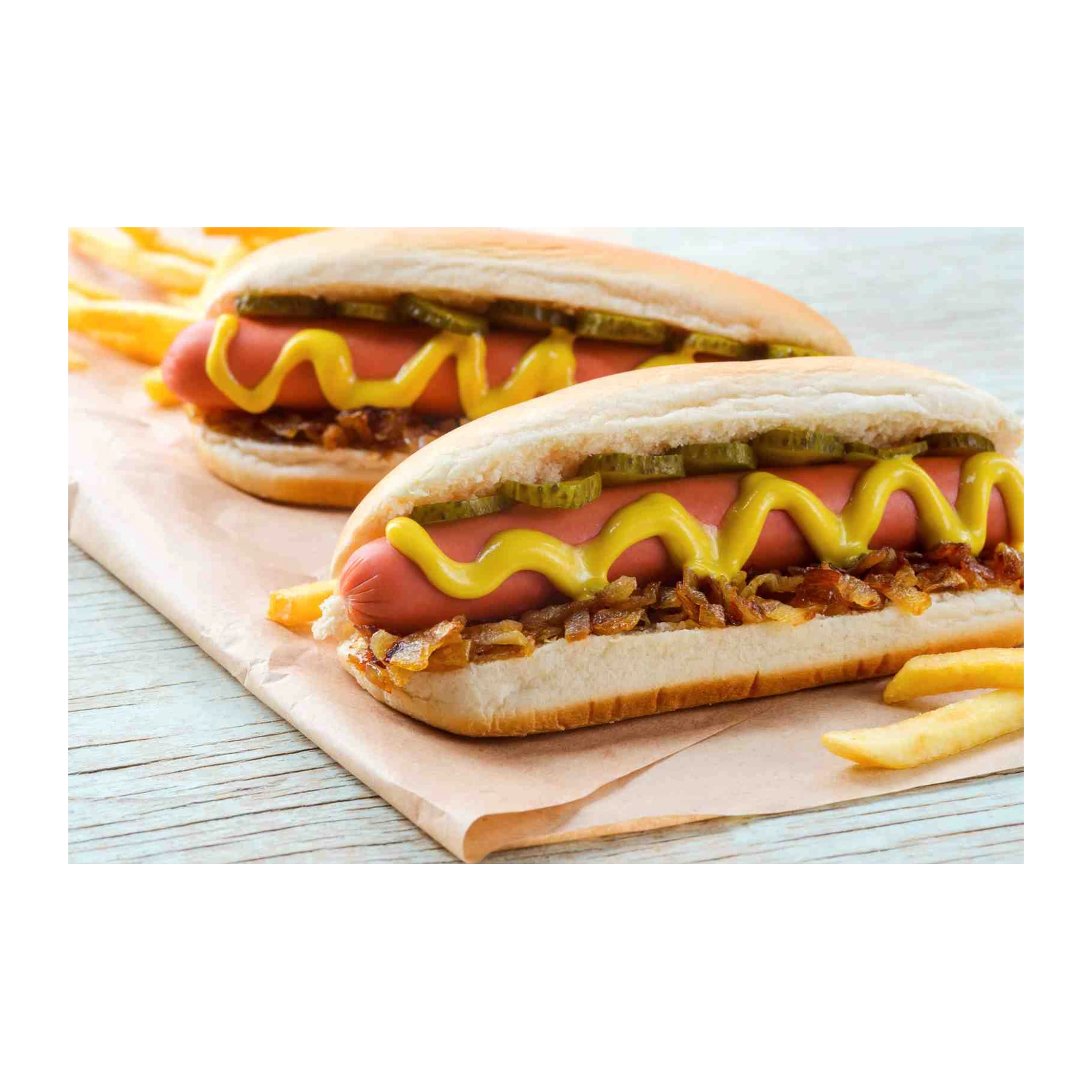 Gourmet Hot Dog & Fries Wall Art
