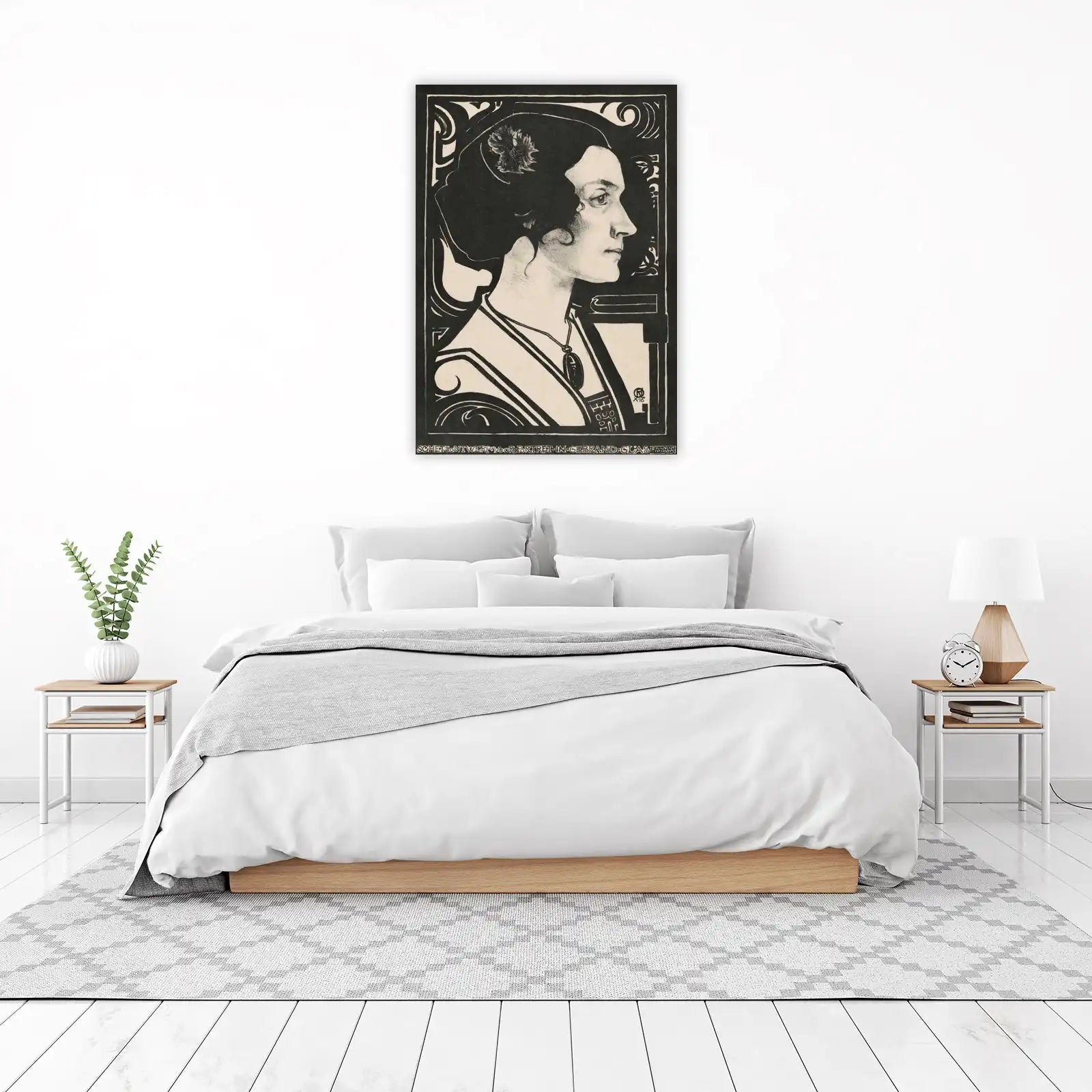 Art Nouveau Portrait Wall Art