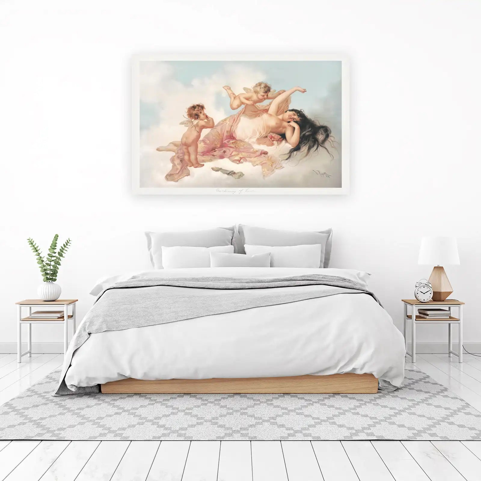 Awakening of Love Cherub Classical Wall Art