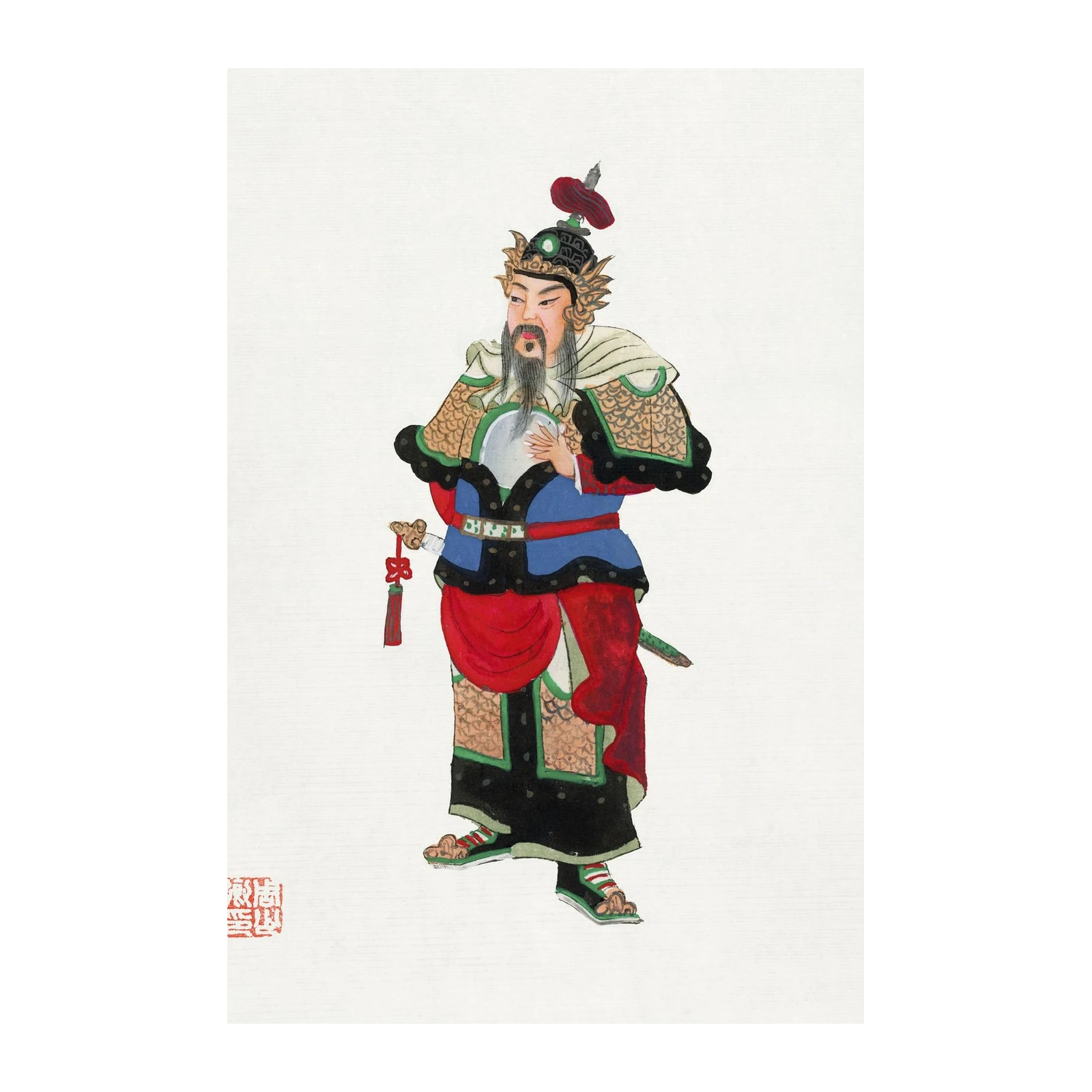 Brave Warrior Dynasty General Wall Art