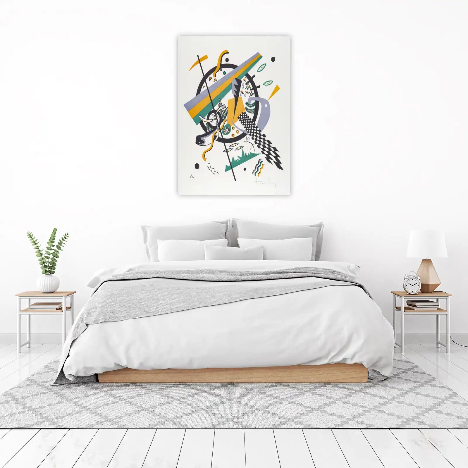 Abstract Geometric Movement Wall Art
