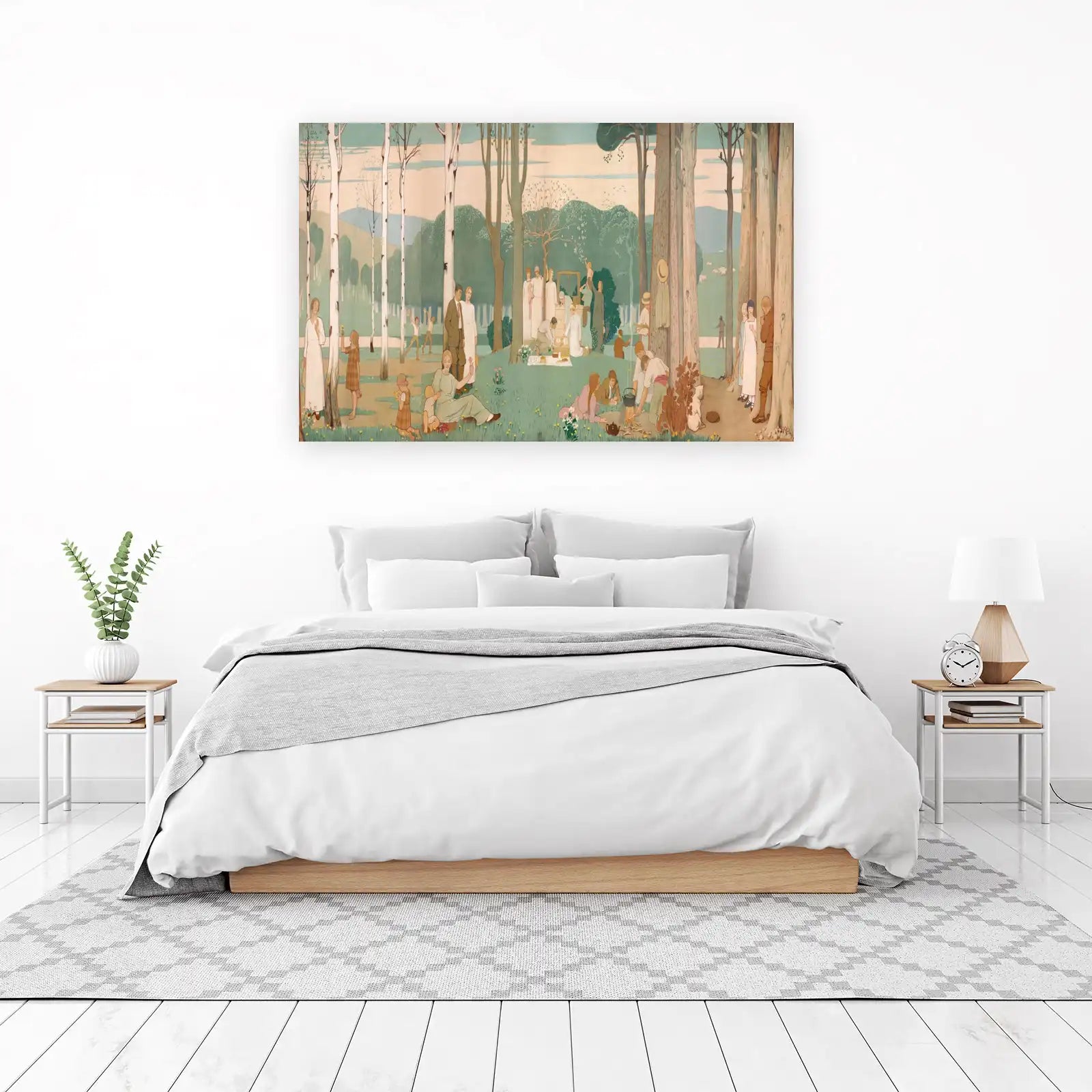 Enchanting Forest Picnic Art Wall Art