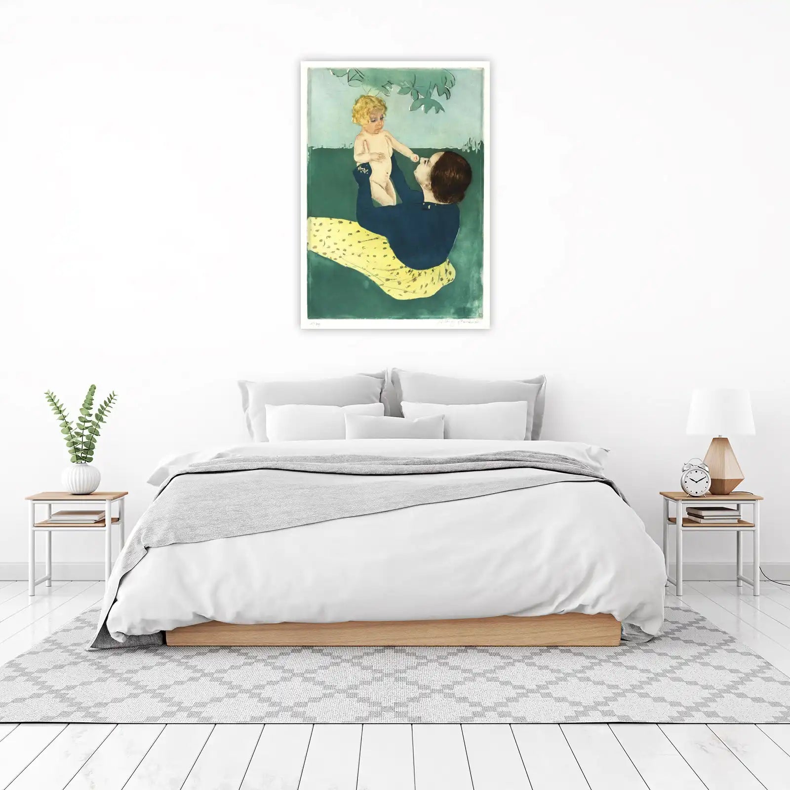 Mother and Child Embrace Wall Art