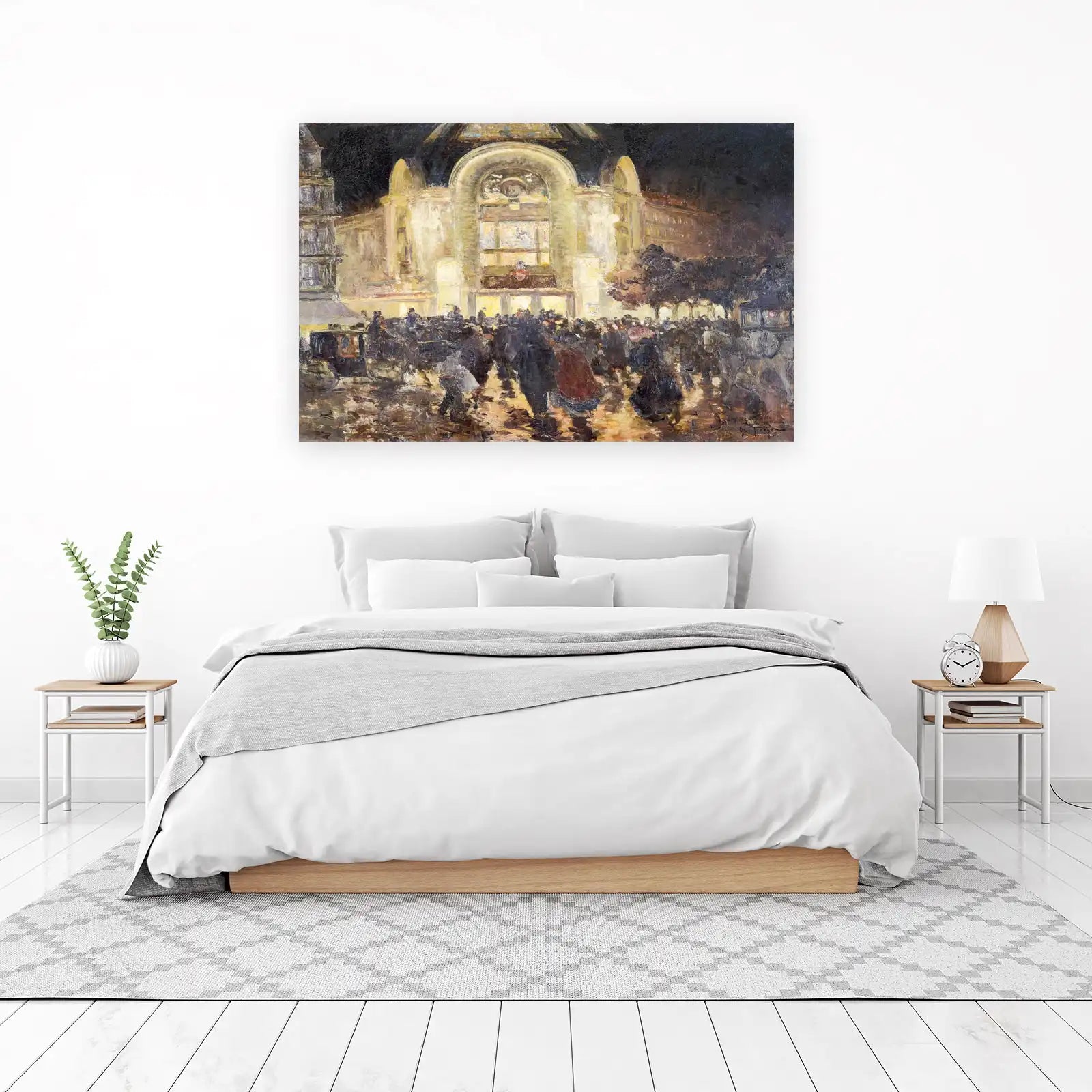 Vibrant Parisian Nightlife Impressionist Wall Art