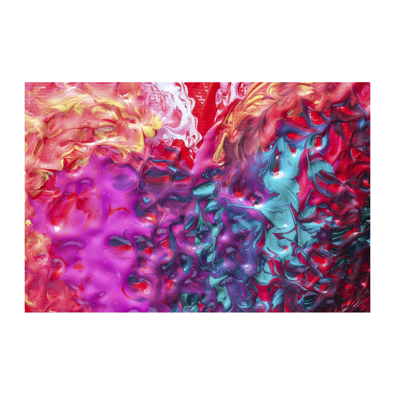 Vibrant Swirls Abstract Art Wall Art