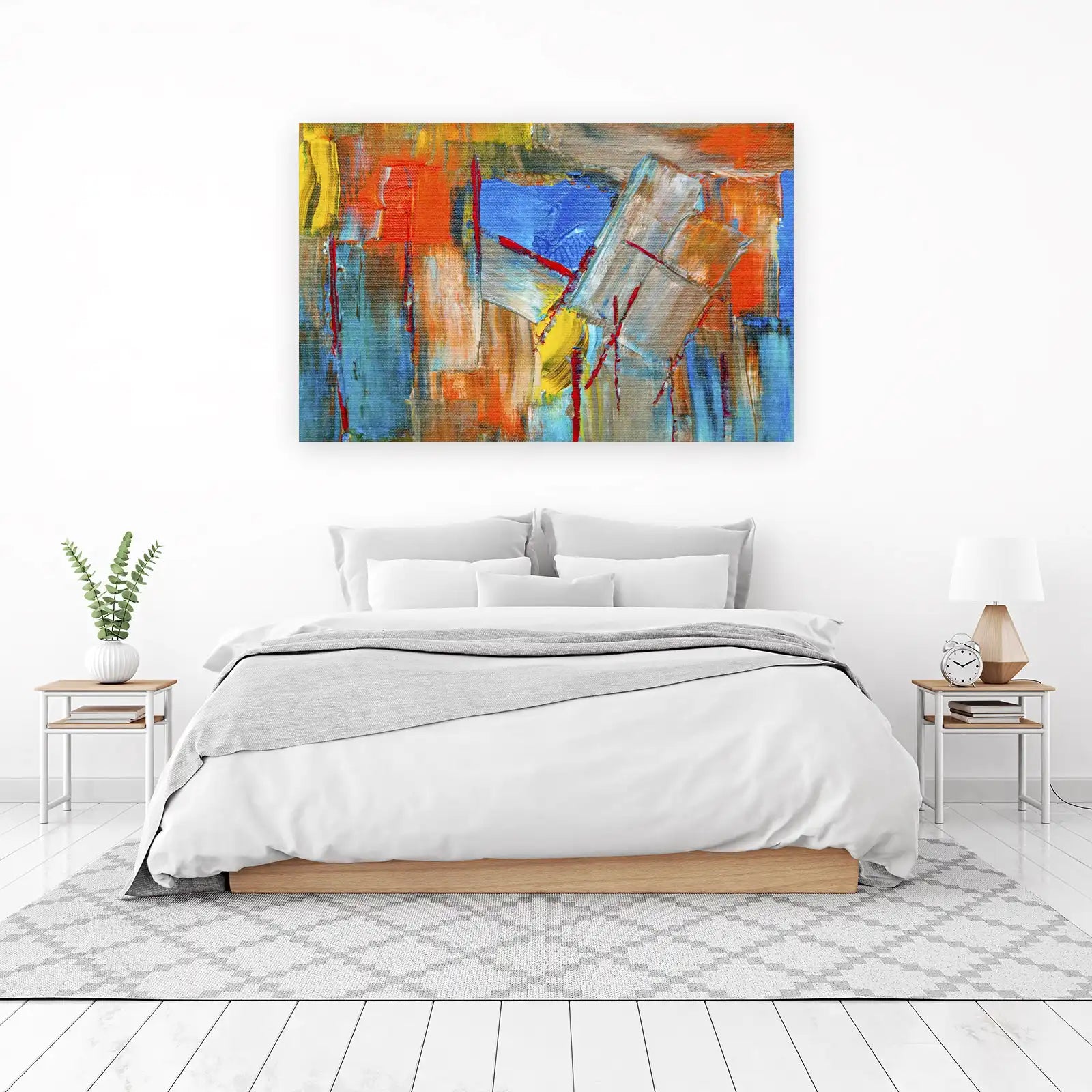 Vibrant Abstract Energy Wall Art