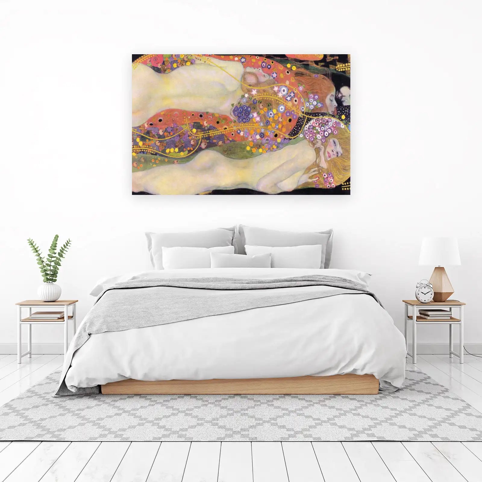 Gustav Klimt The Kiss Inspired Wall Art