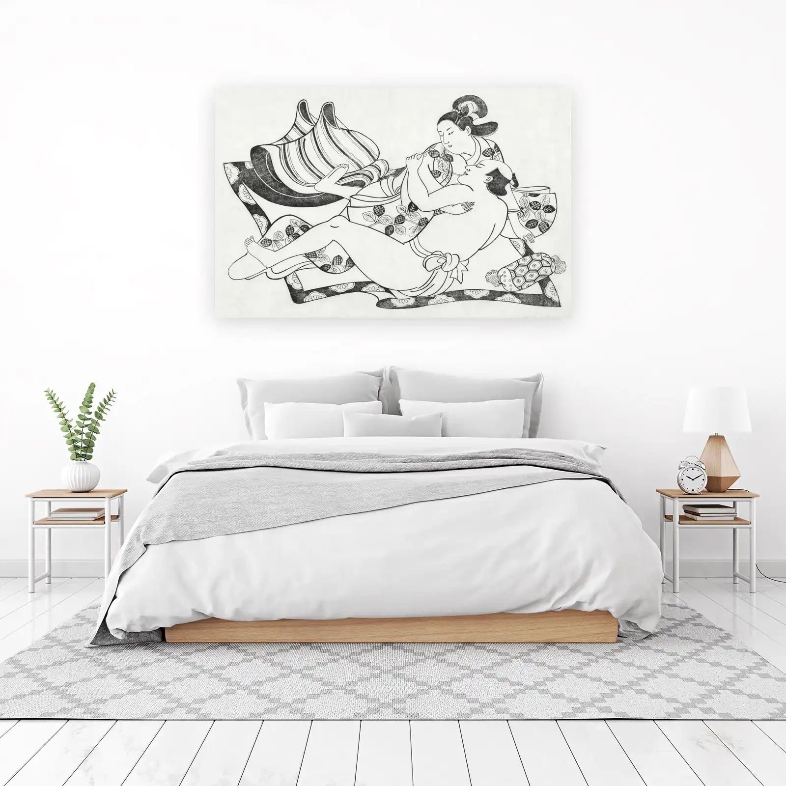 Shunga Embrace Fine Art Wall Art