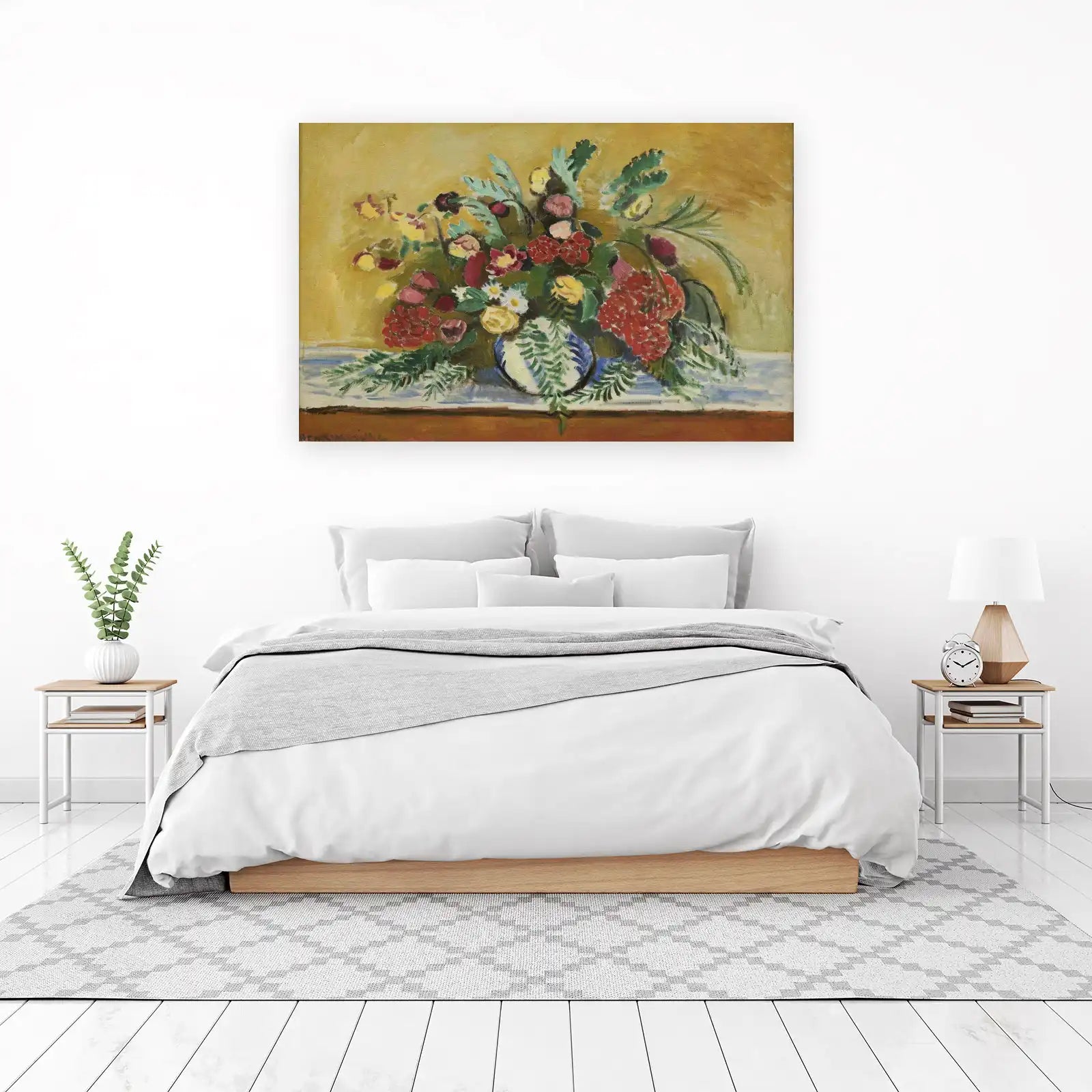 Vibrant Floral Still Life Wall Art