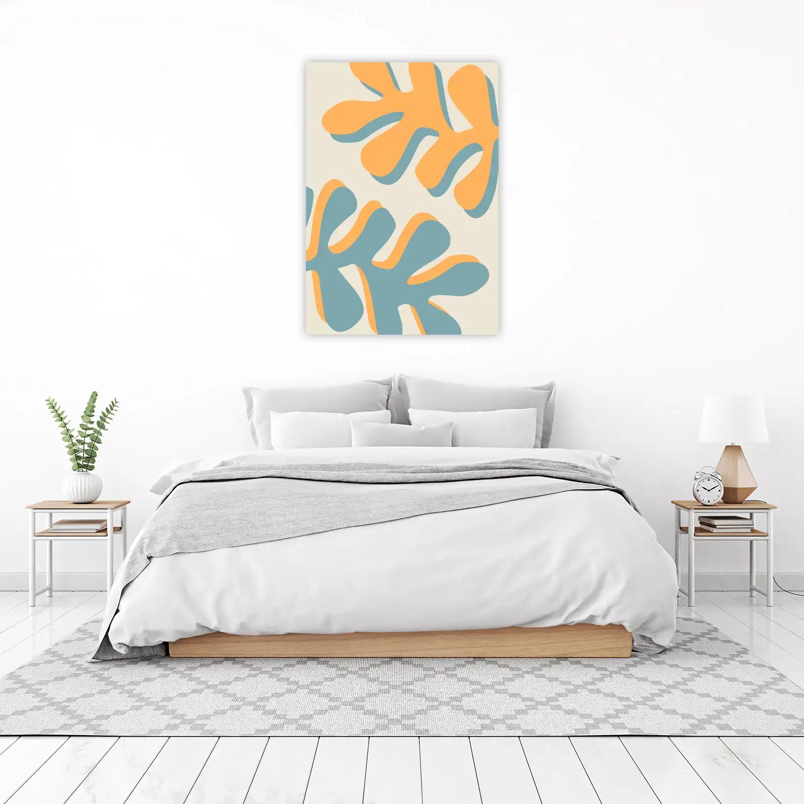 Abstract Organic Shapes Wall Art