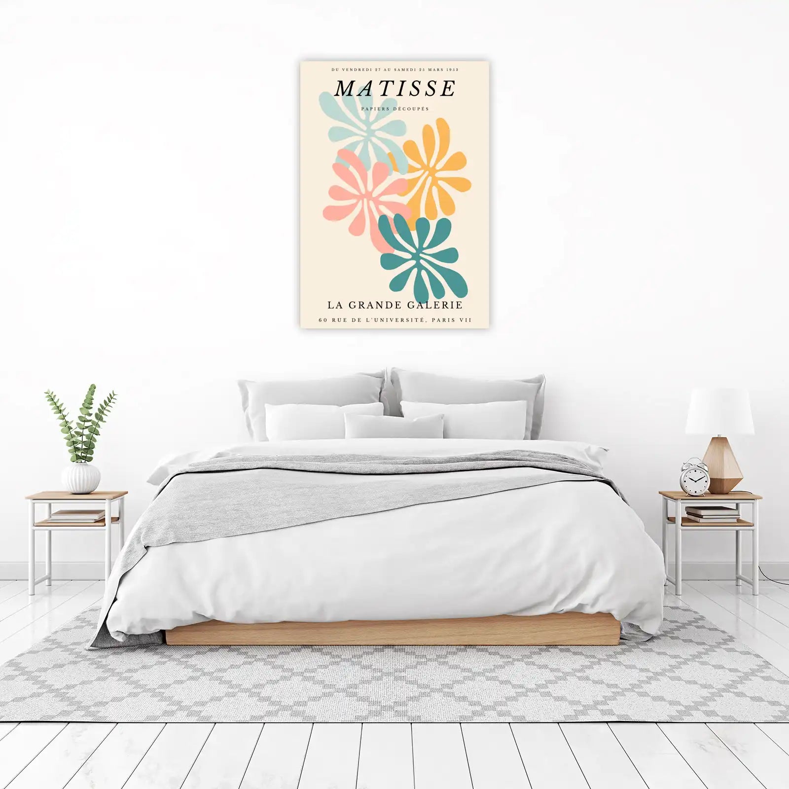 Vintage Floral Matisse Papiers Découpés Wall Art
