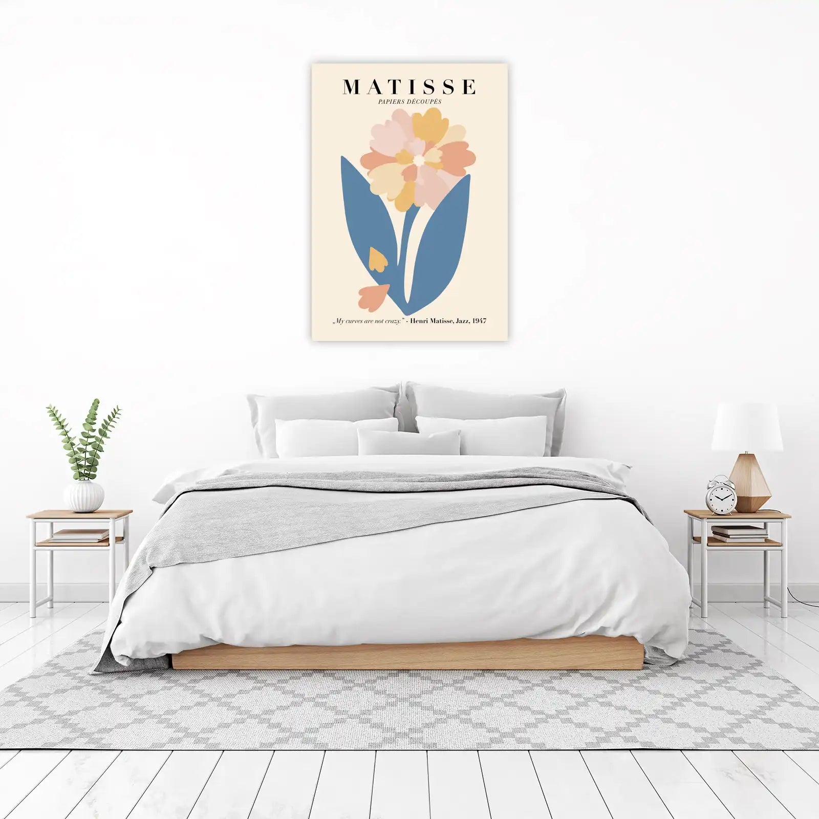 Matisse Inspired Floral Wall Art Wall Art