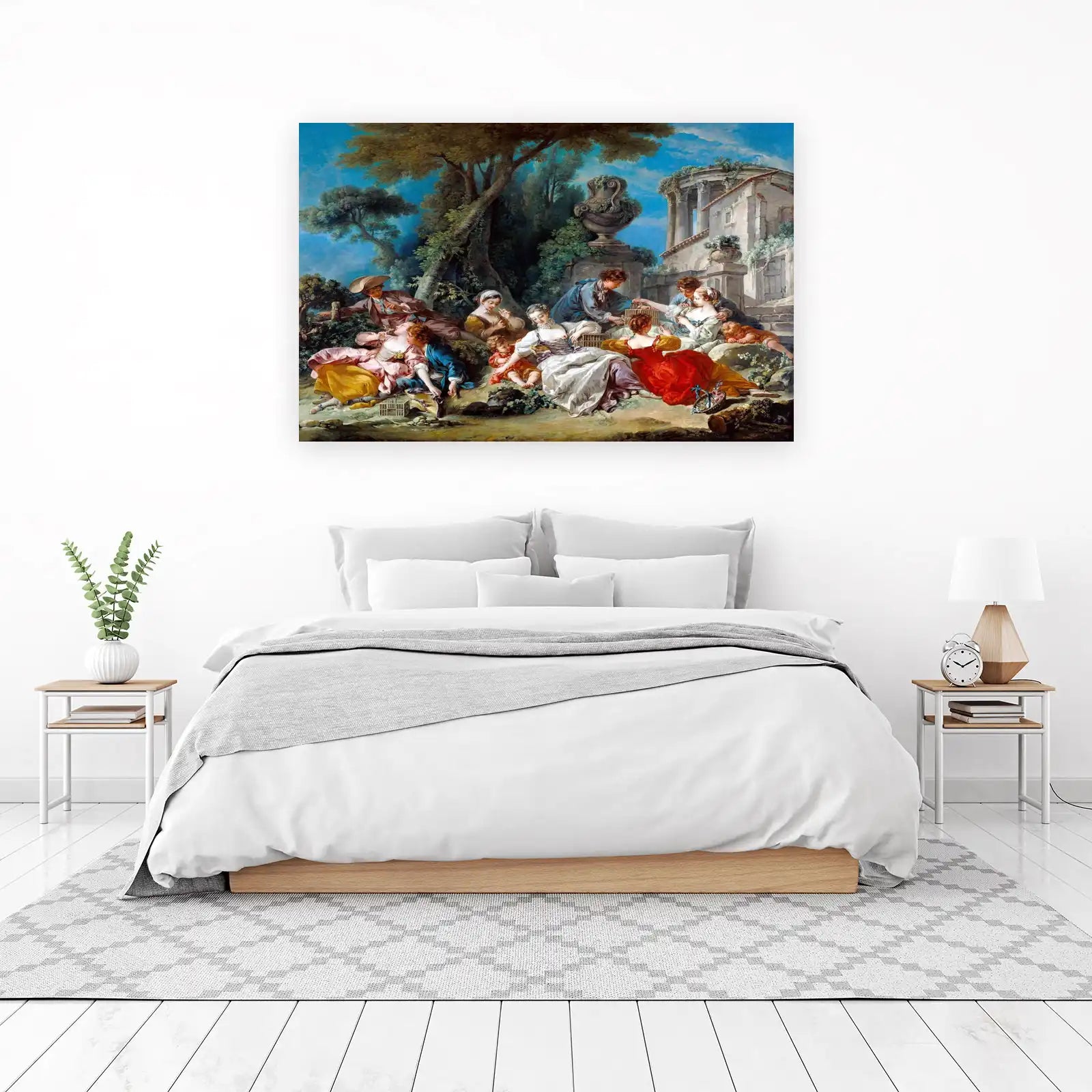 Pastoral Serenity Rococo Scene Wall Art