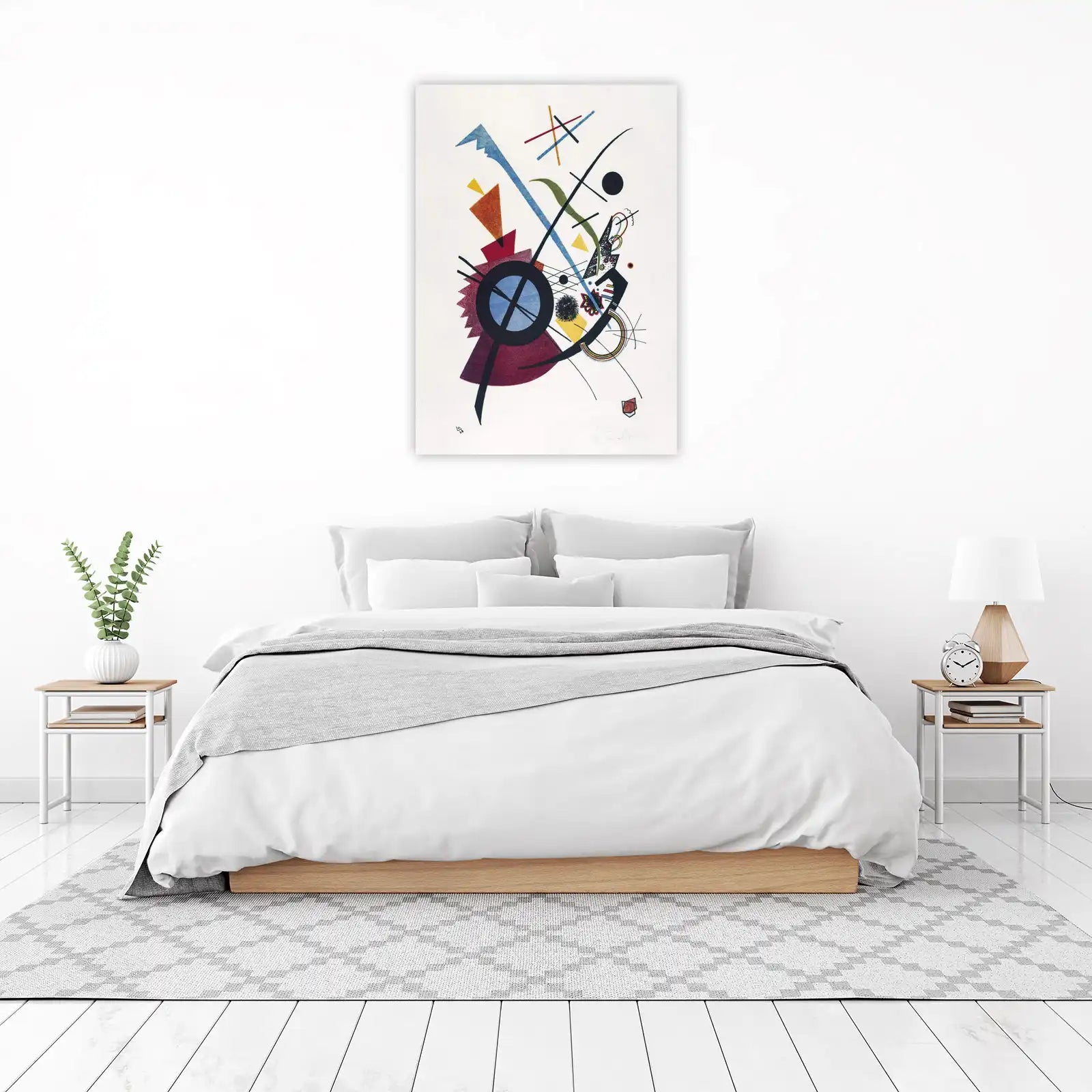 Vibrant Geometric Abstract Wall Art