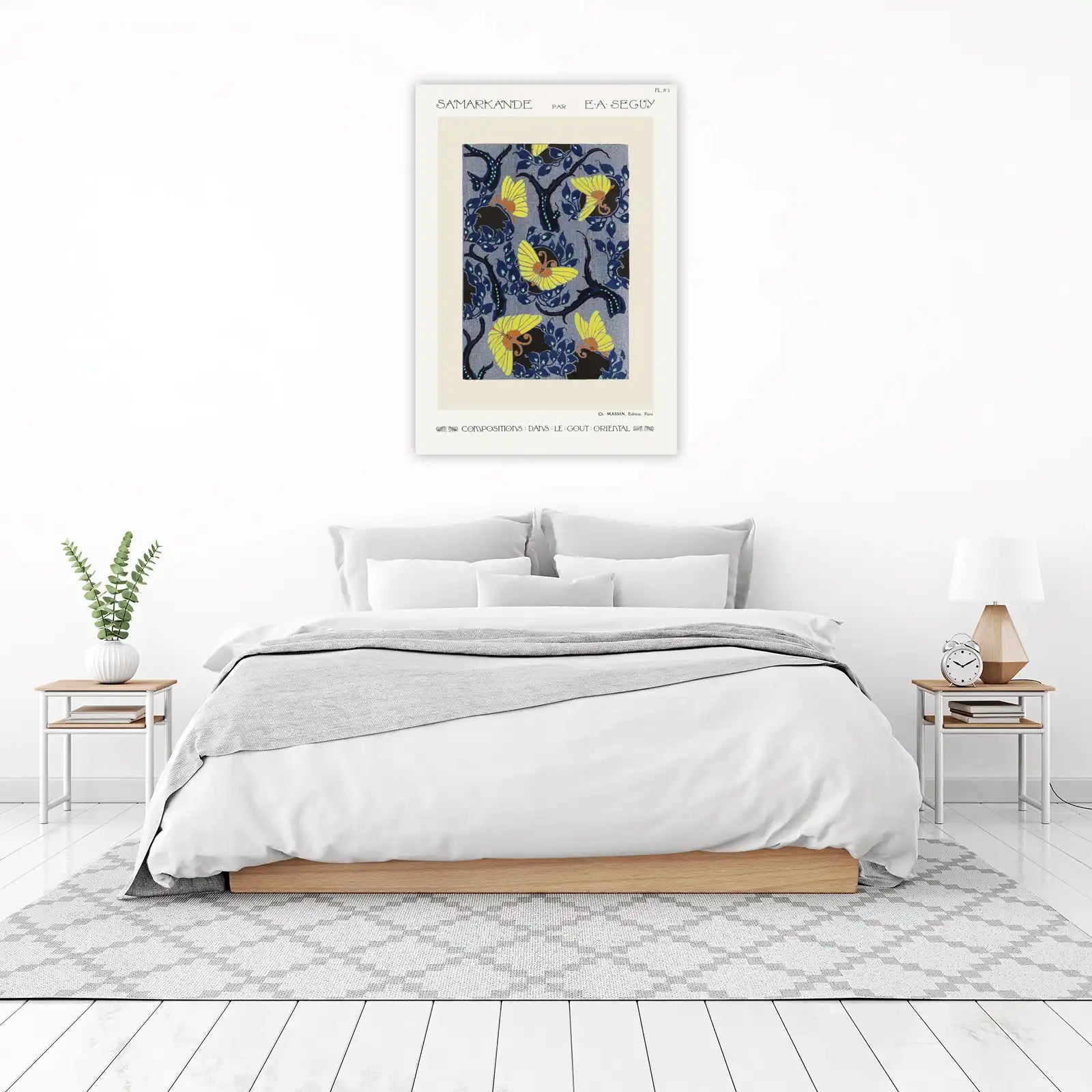 Art Deco Butterfly Samarkande Wall Art