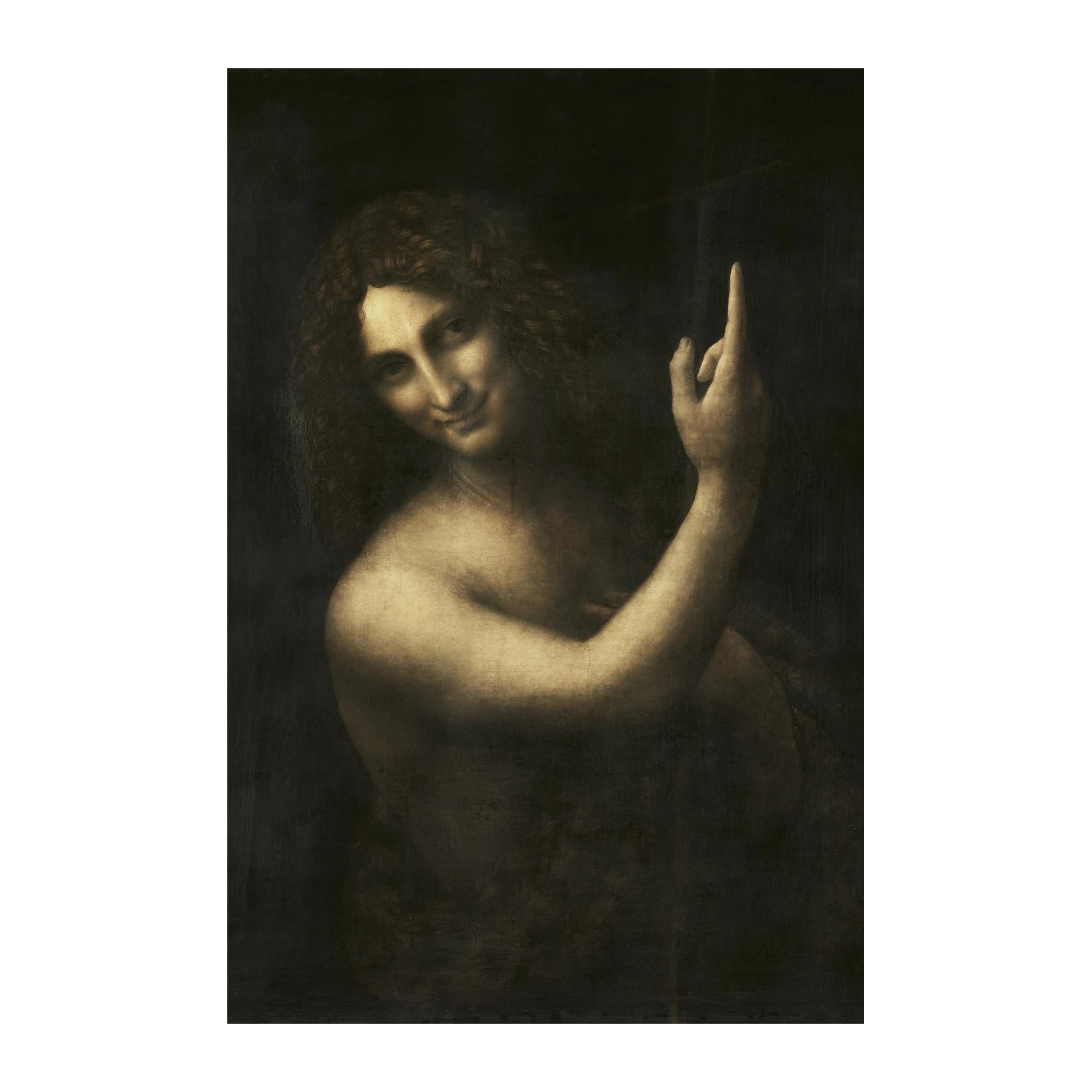 St. John the Baptist Leonardo da Vinci Wall Art
