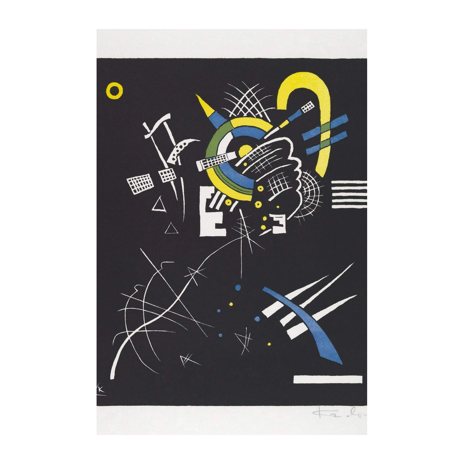Vibrant Abstract Composition Wall Art