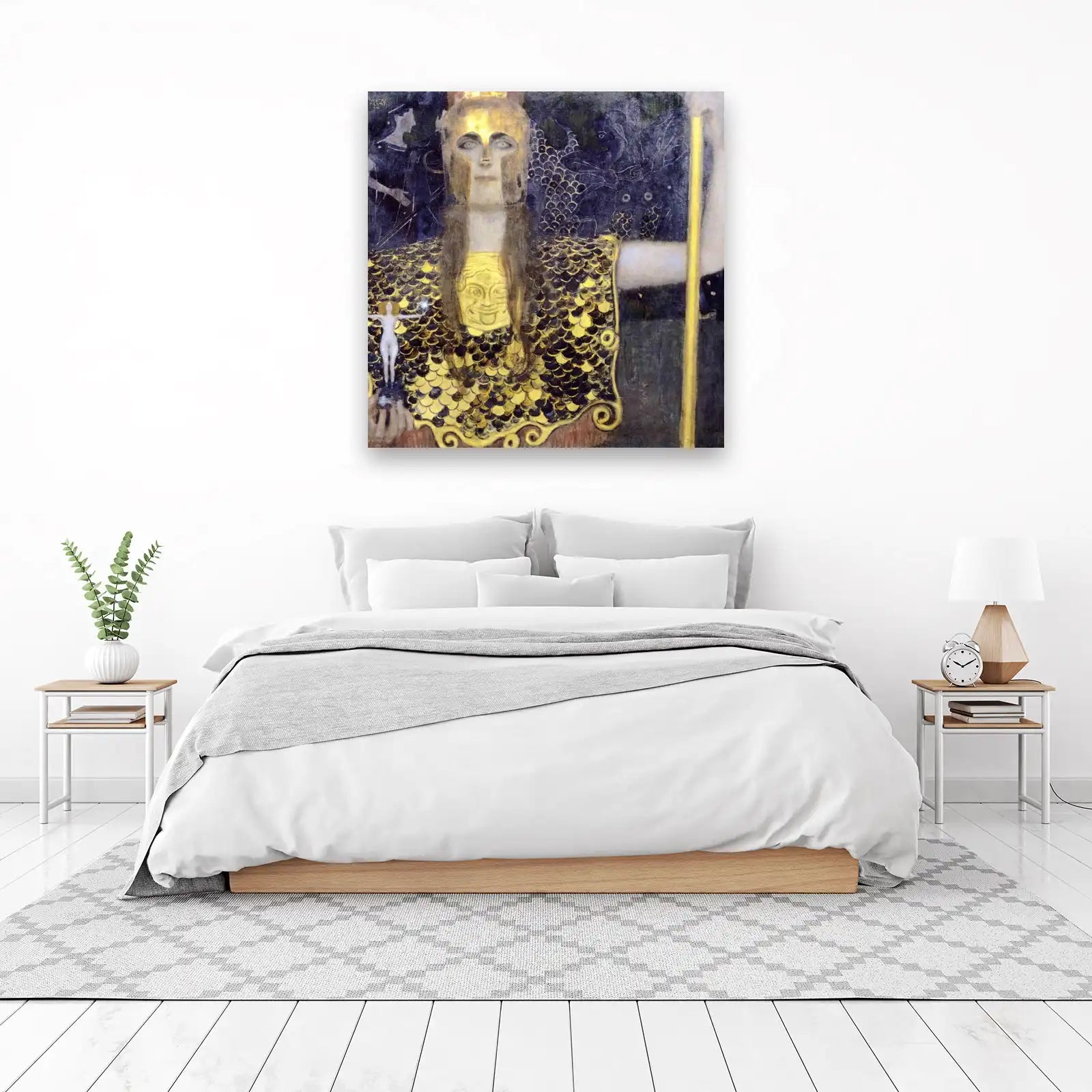 Gustav Klimt Warrior Goddess Gold Wall Art