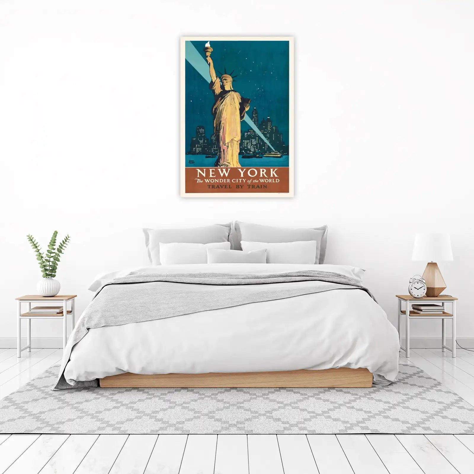 Vintage New York Statue of Liberty Wall Art