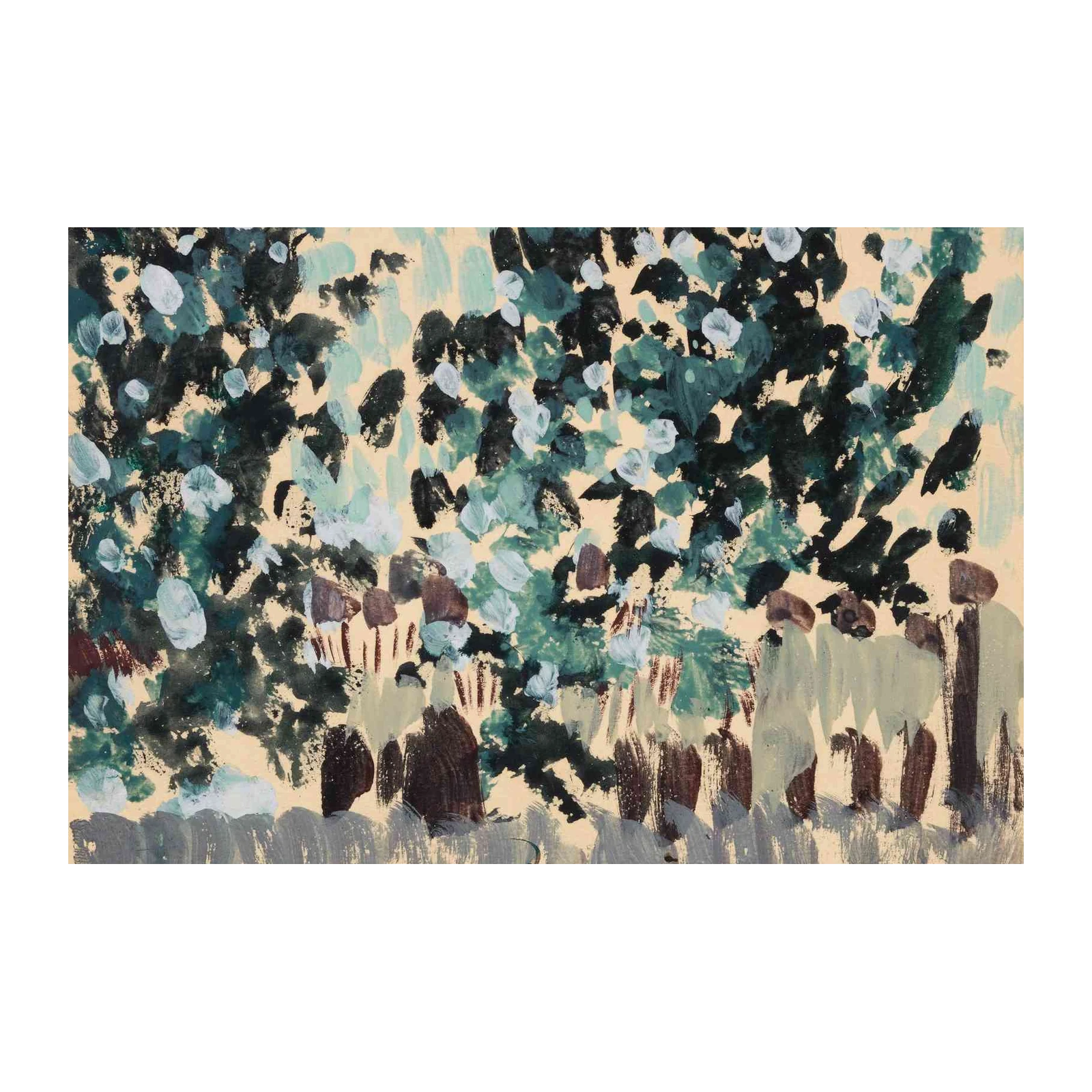 Impressionist Floral Garden Wall Art