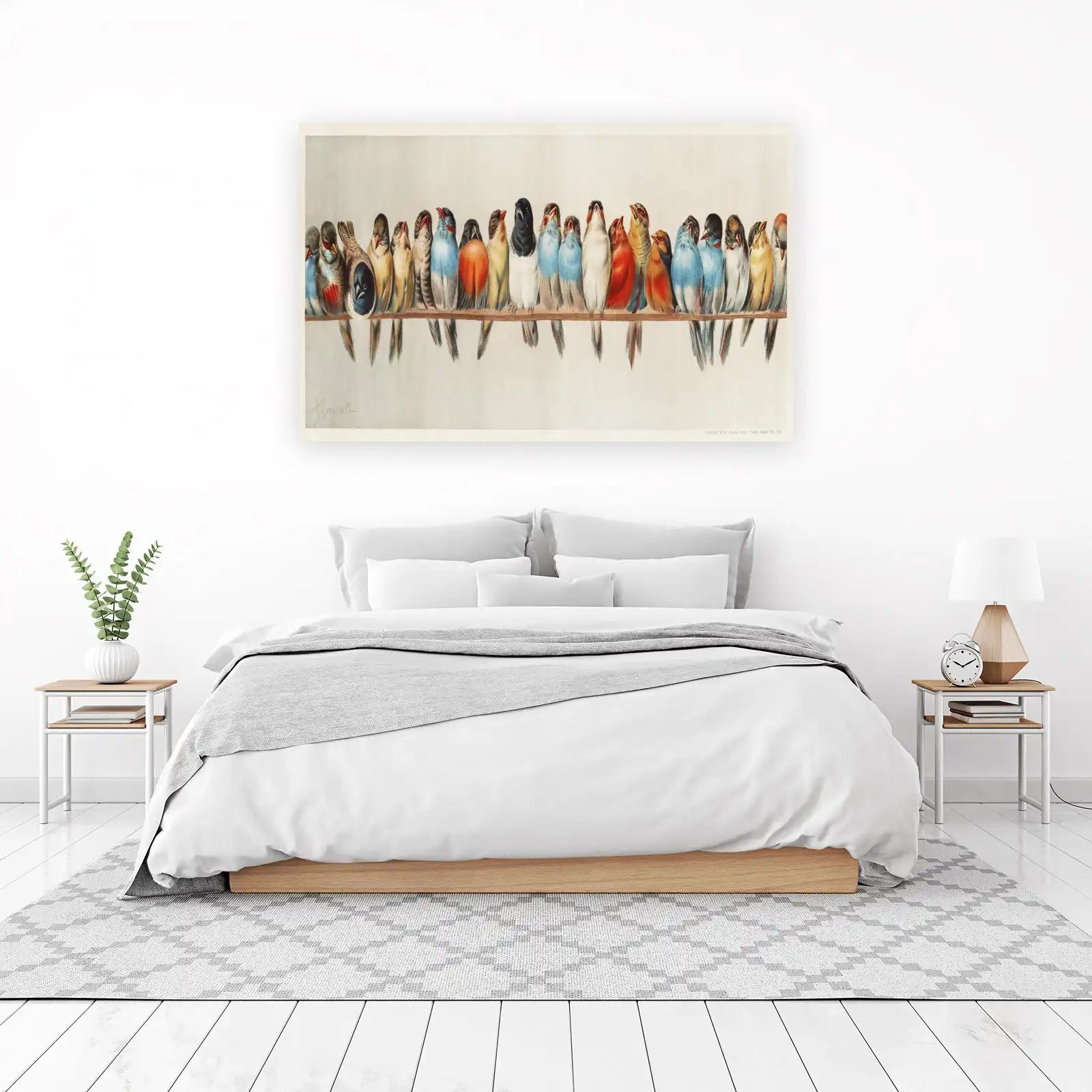 Vintage Bird Collection Wall Art
