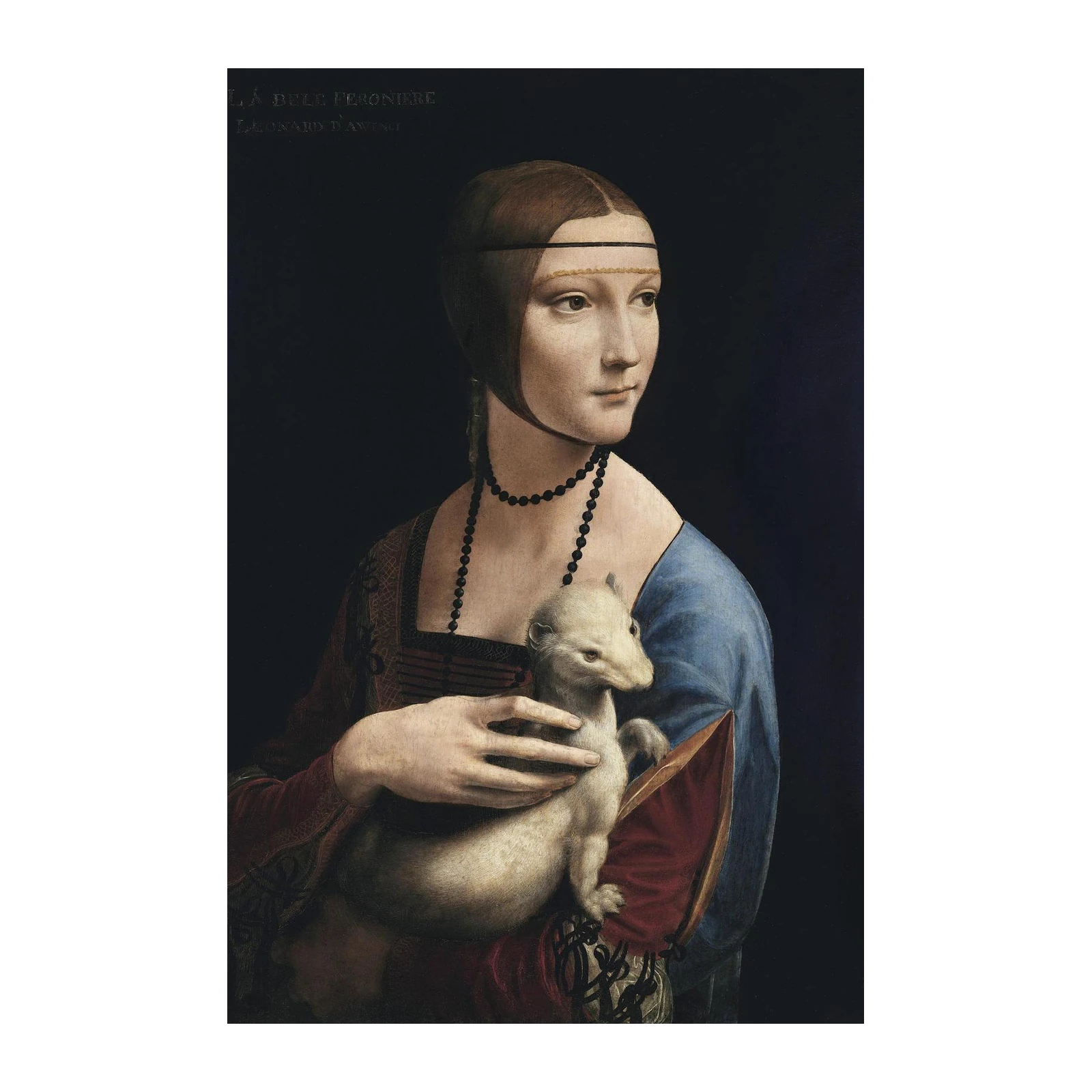 La Belle Ferronniere Leonardo Da Vinci Wall Art