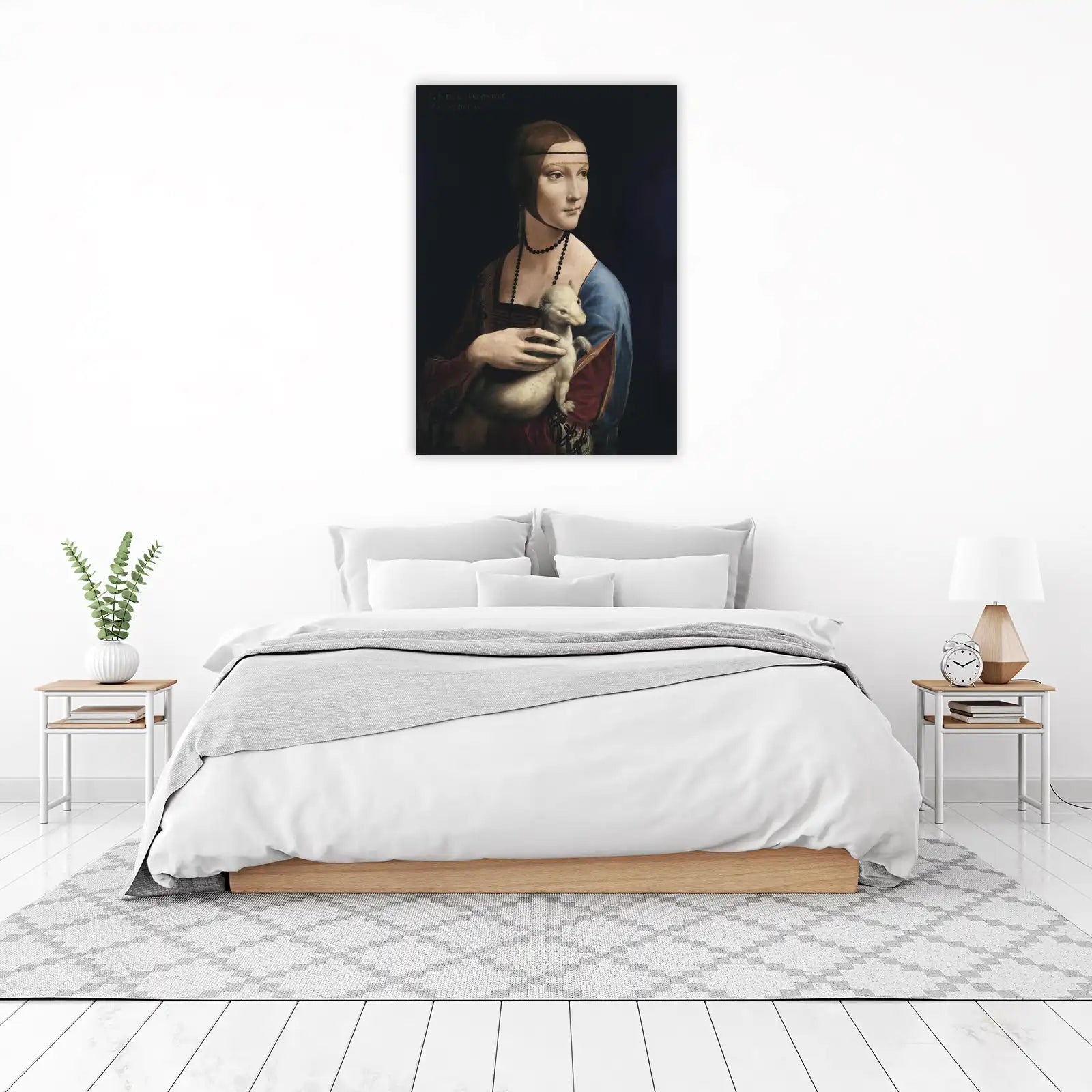 La Belle Ferronniere Leonardo Da Vinci Wall Art