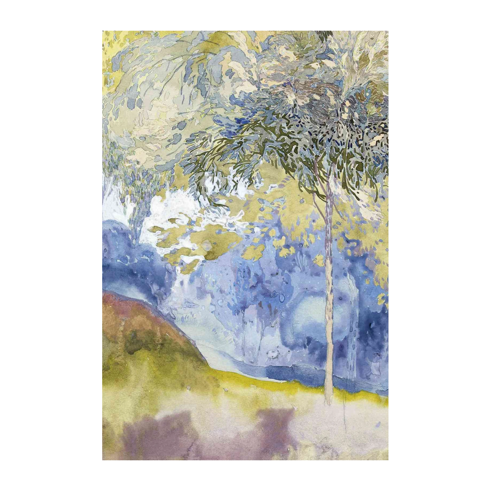 Abstract Landscape Tree Wall Art Wall Art