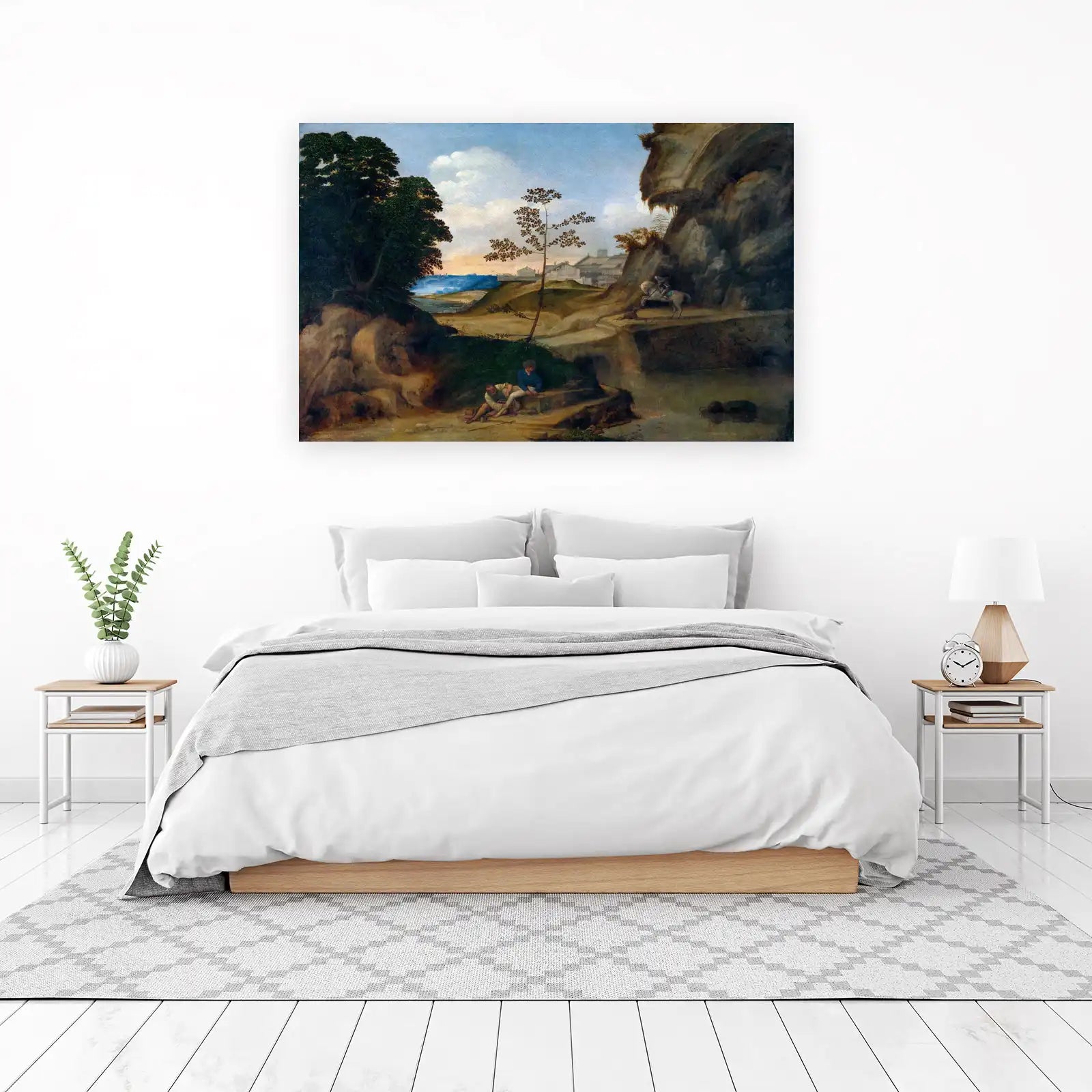 Renaissance Landscape with Figures Wall Art
