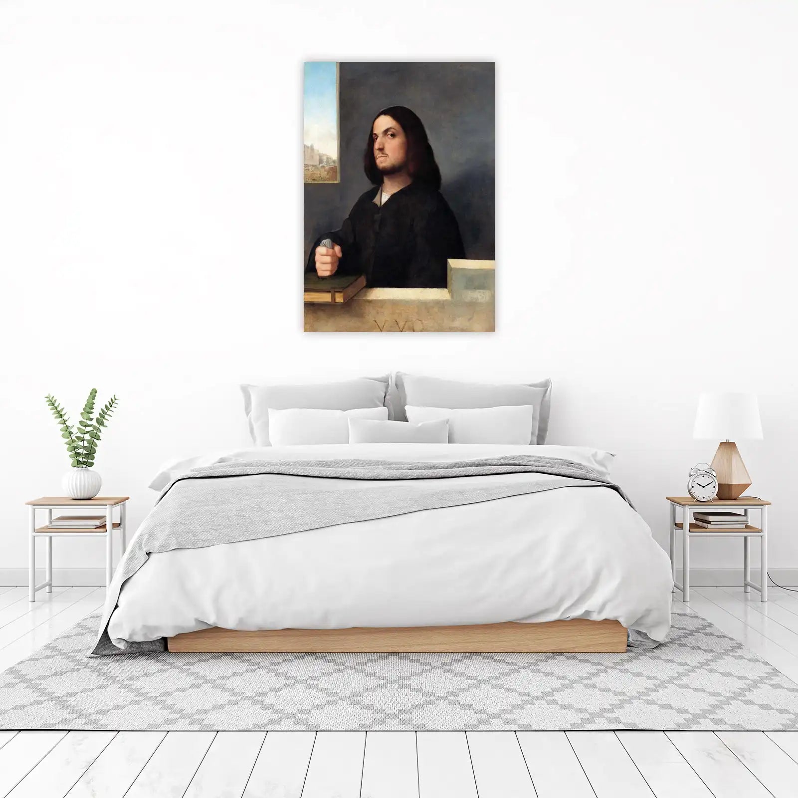 Renaissance Portrait Man Wall Art - Italian Art