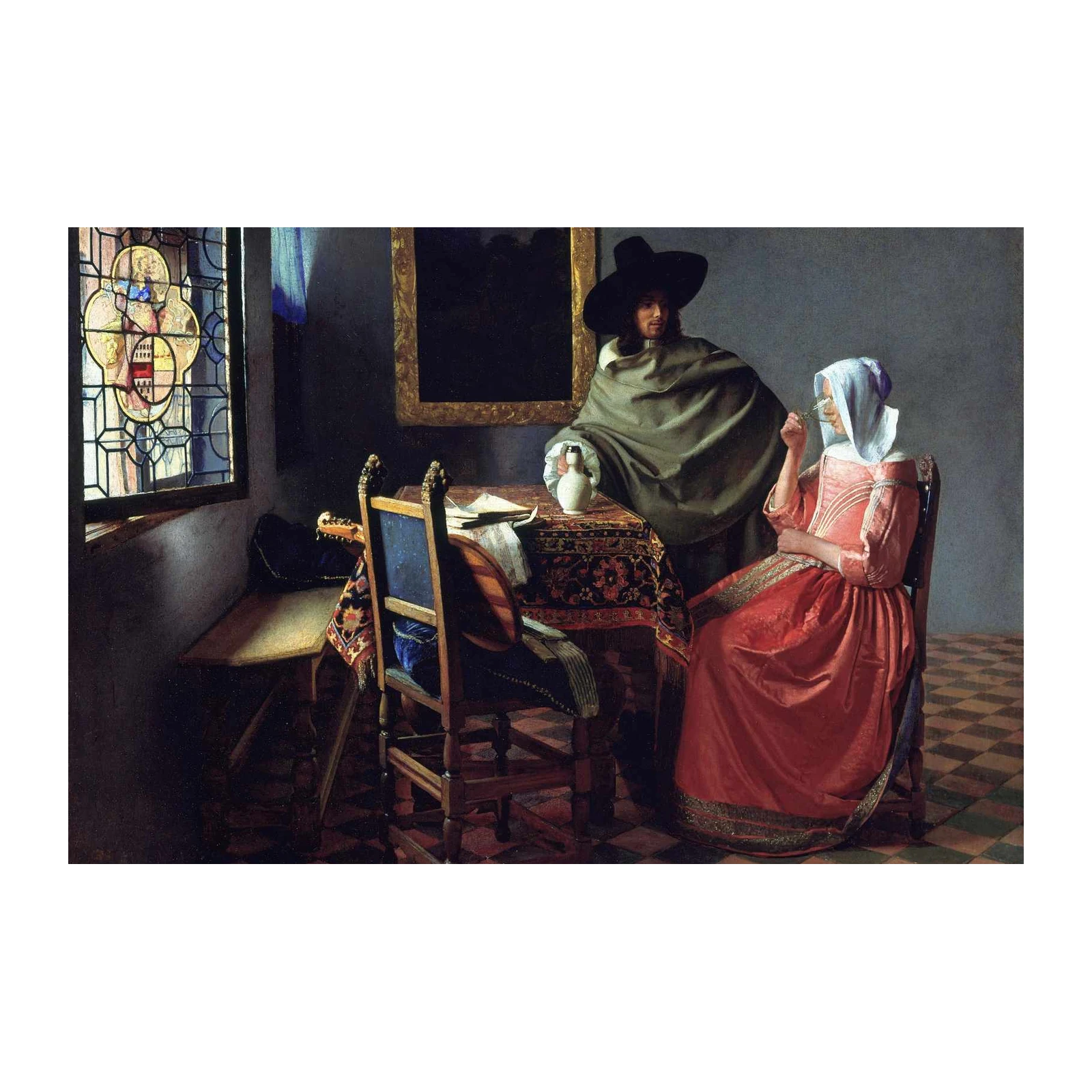 The Love Letter Dutch Golden Age Wall Art