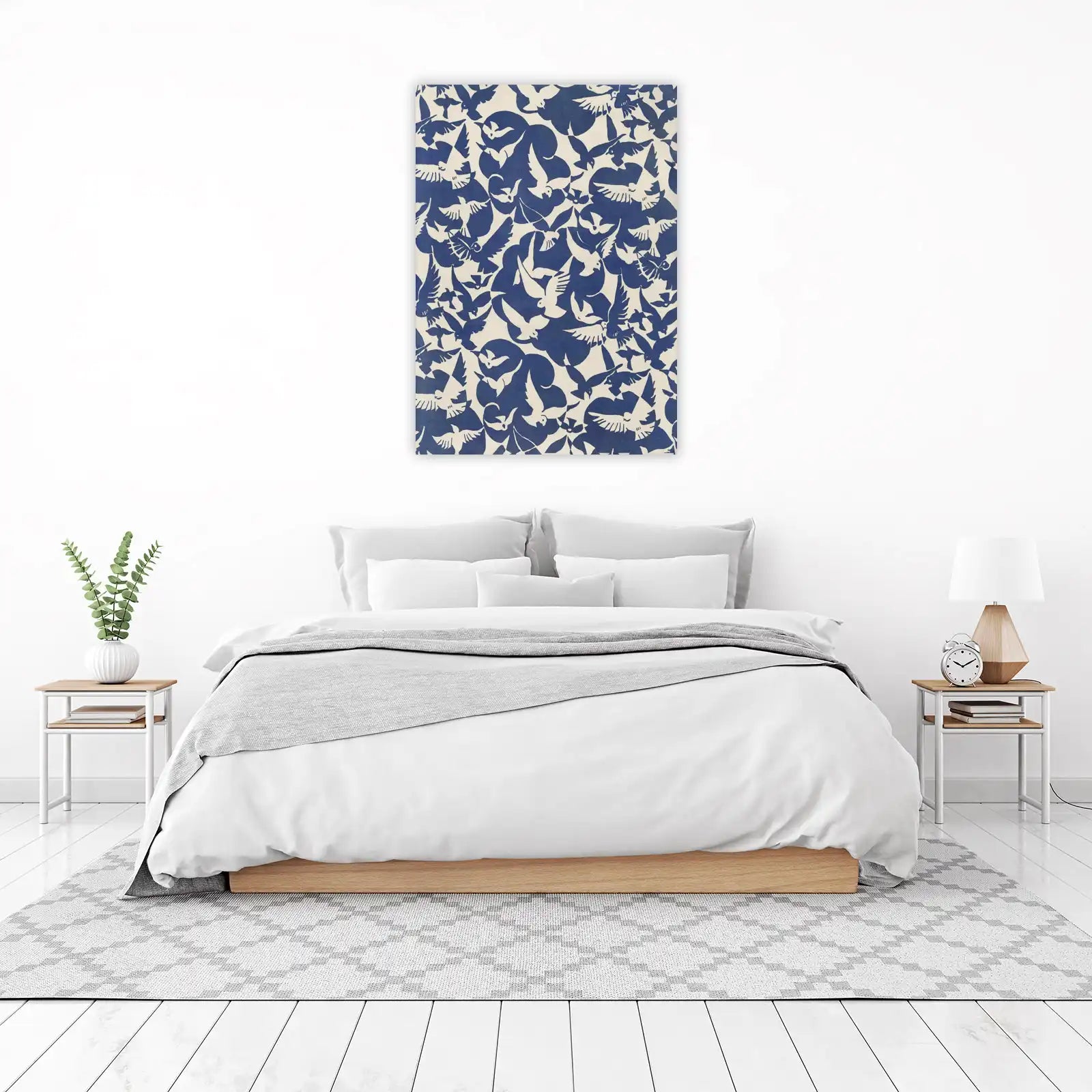 Serene Sky Birds Wall Art