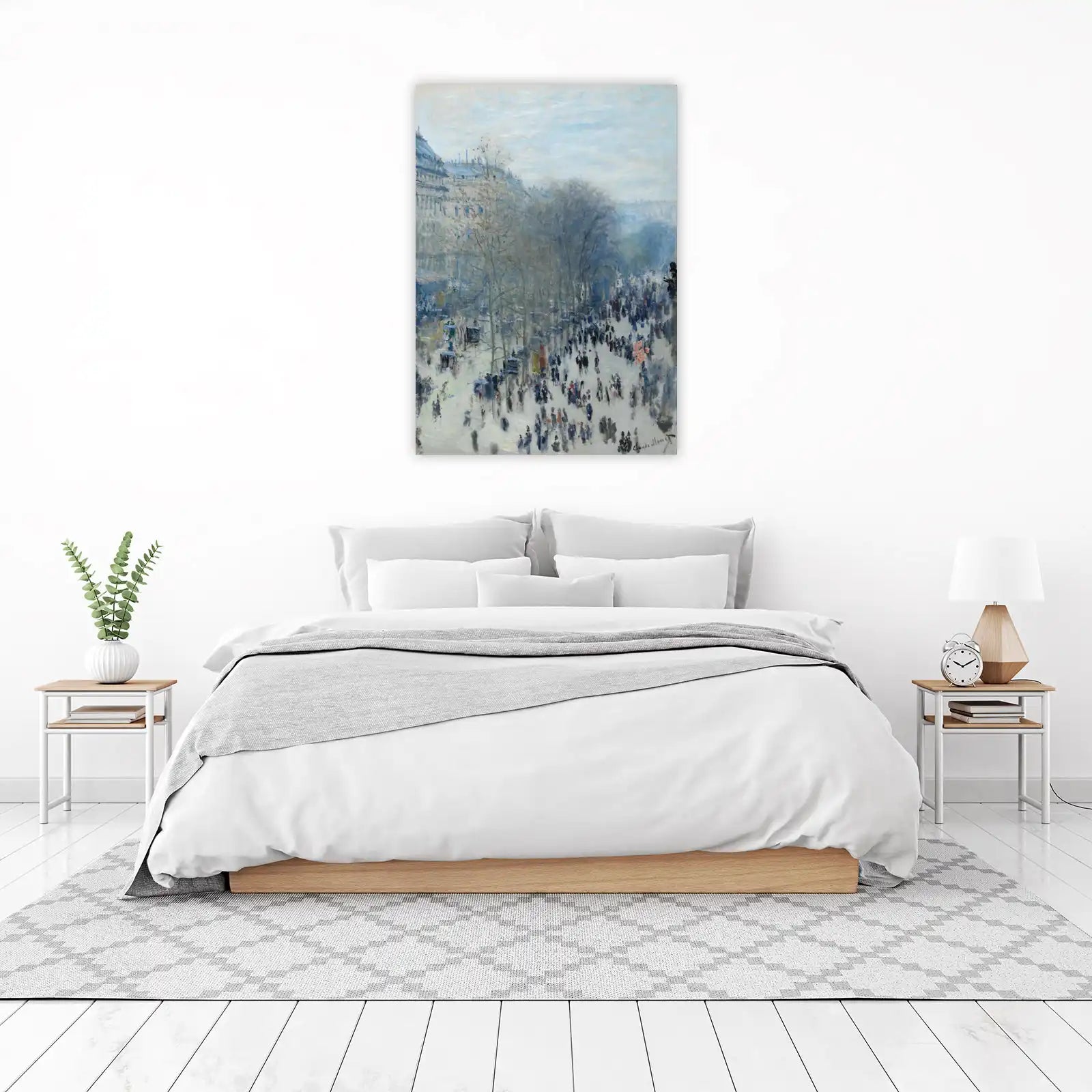 Parisian Winter Scene Impressionist Wall Art
