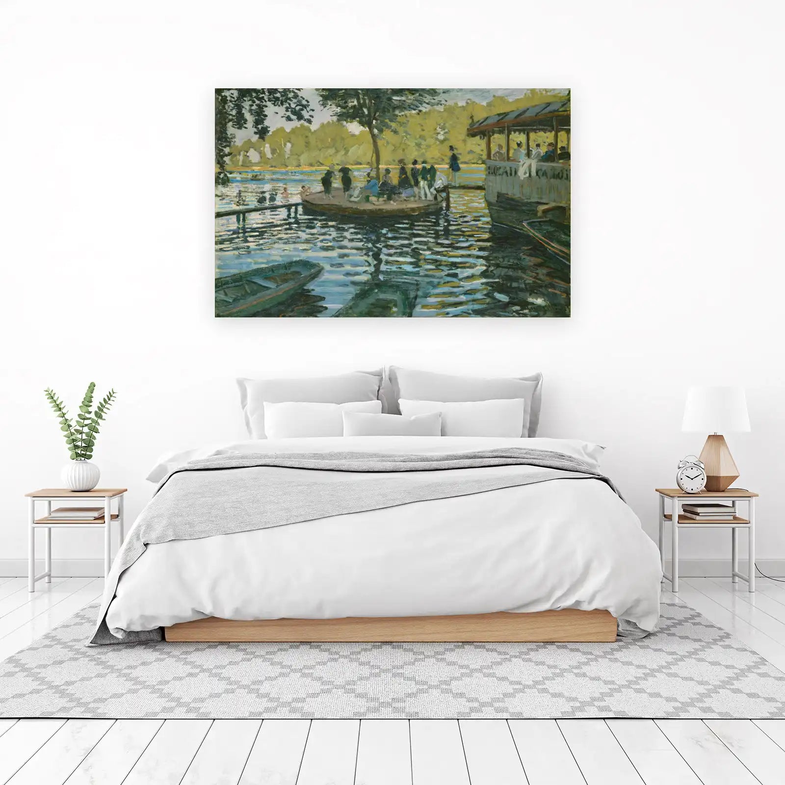 Impressionist River Scene Wall Art