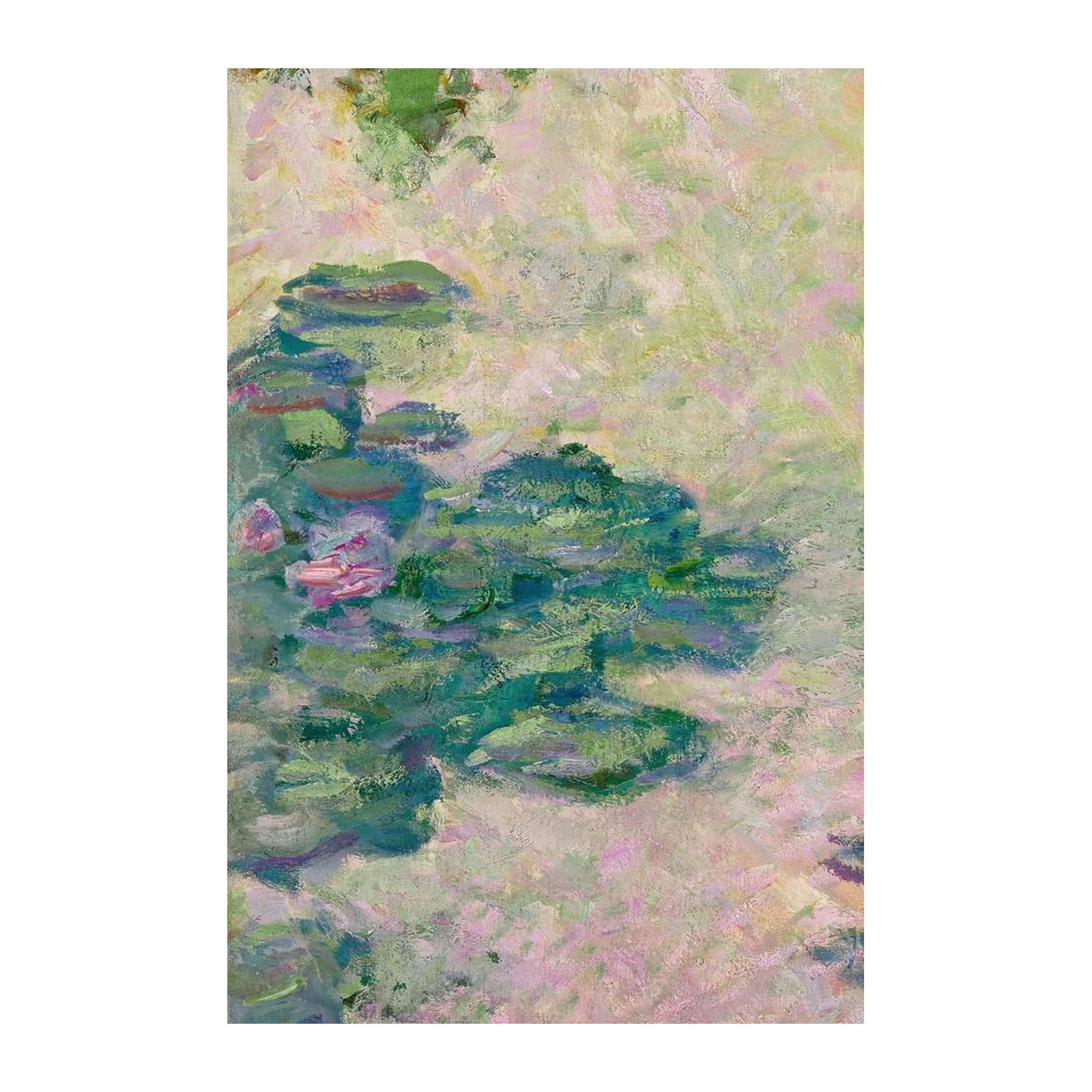 Serene Water Lilies Impressionist Wall Art