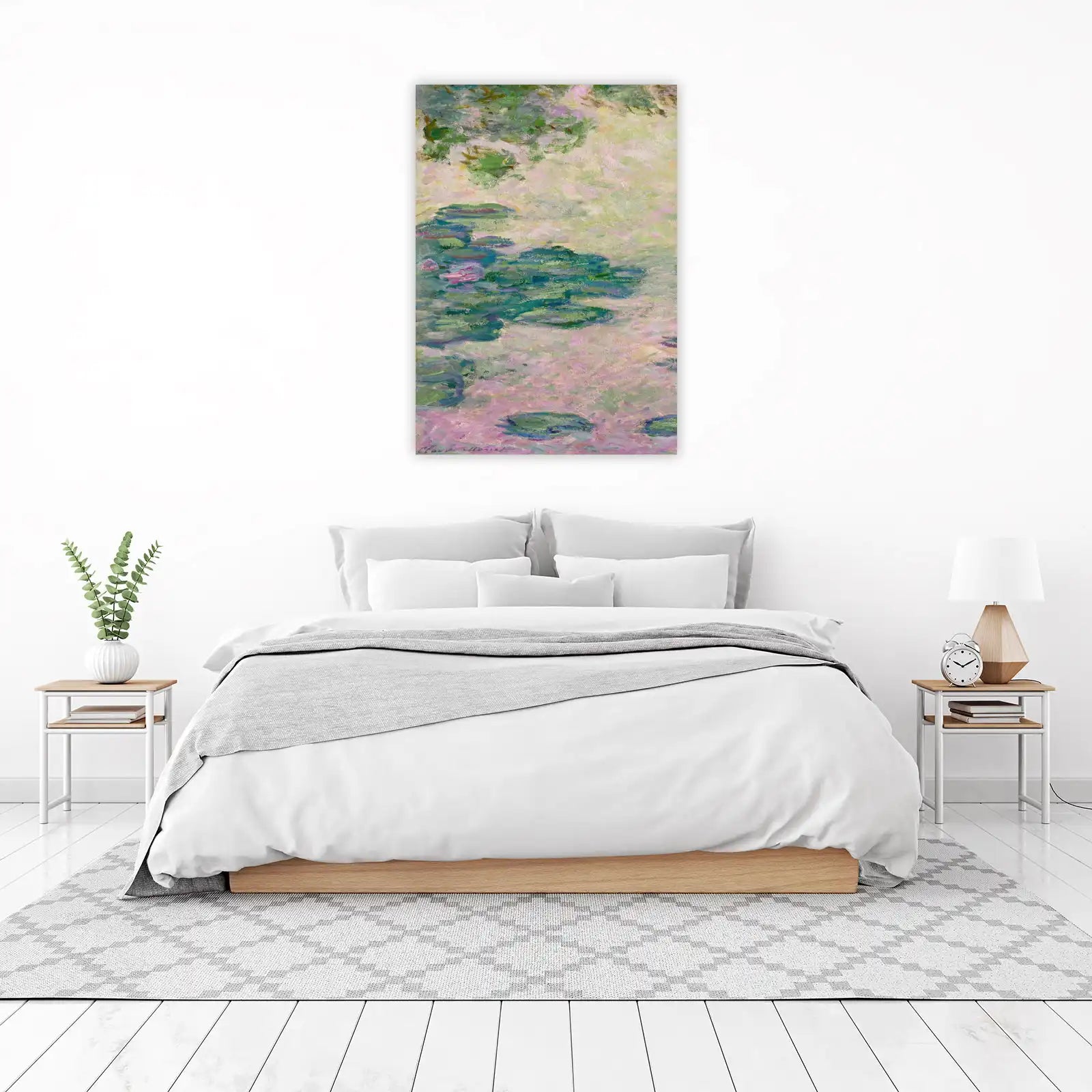 Serene Water Lilies Impressionist Wall Art