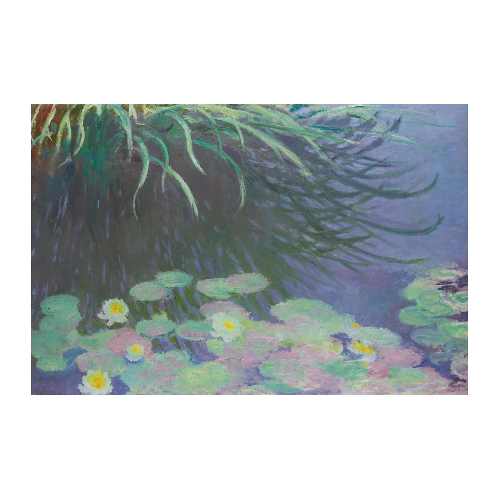 Serene Water Lilies Impressionist Wall Art