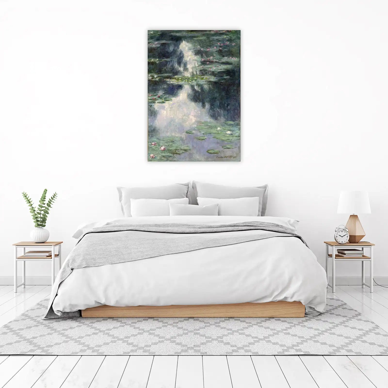 Monet Water Lilies Garden Serenity Wall Art