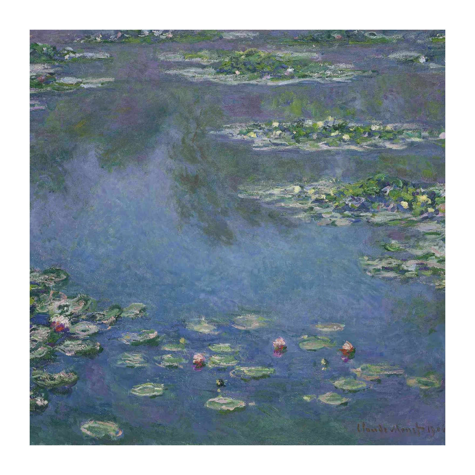 Monet Water Lilies Impressionist Landscape Wall Art