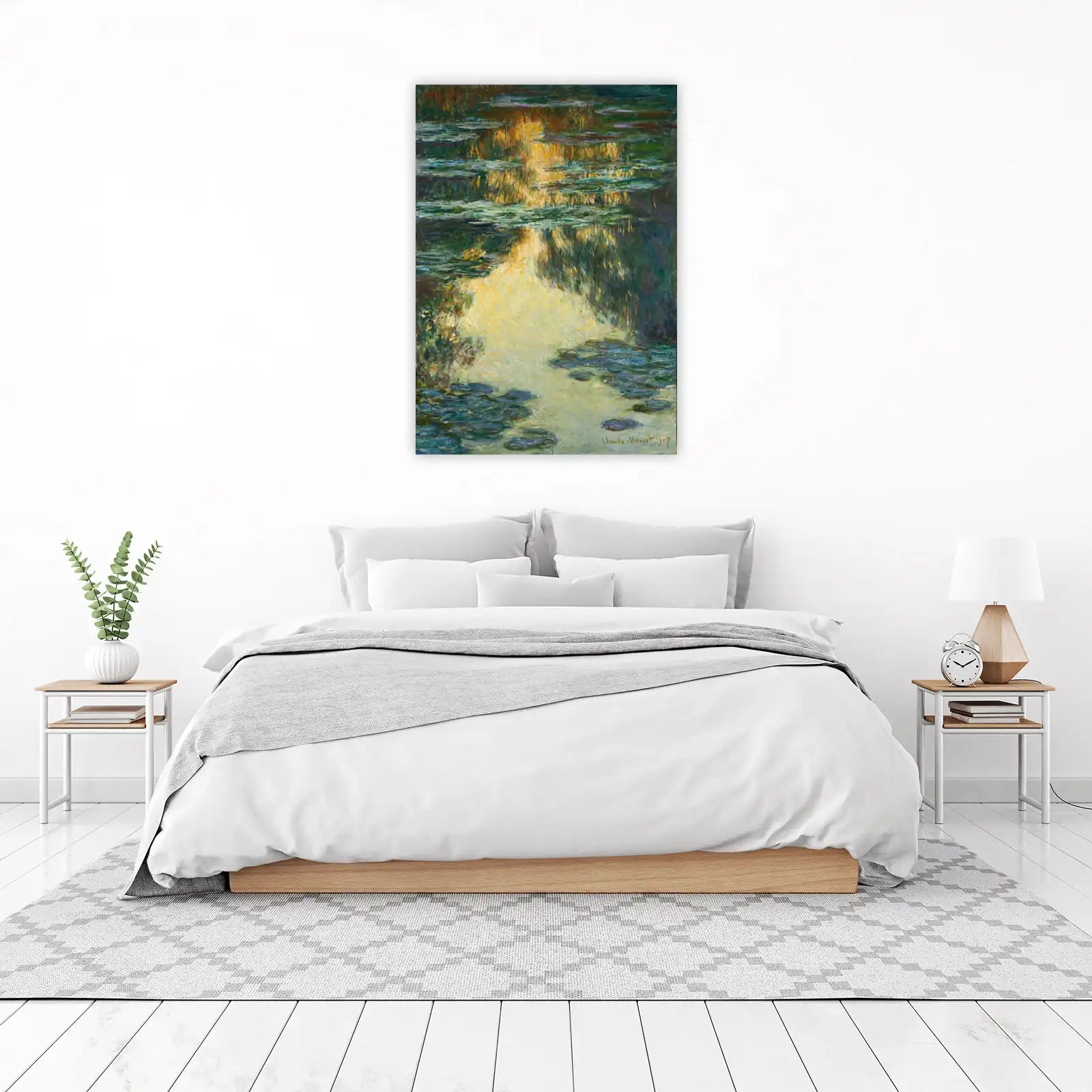 Monet Water Lilies Impressionist Wall Art