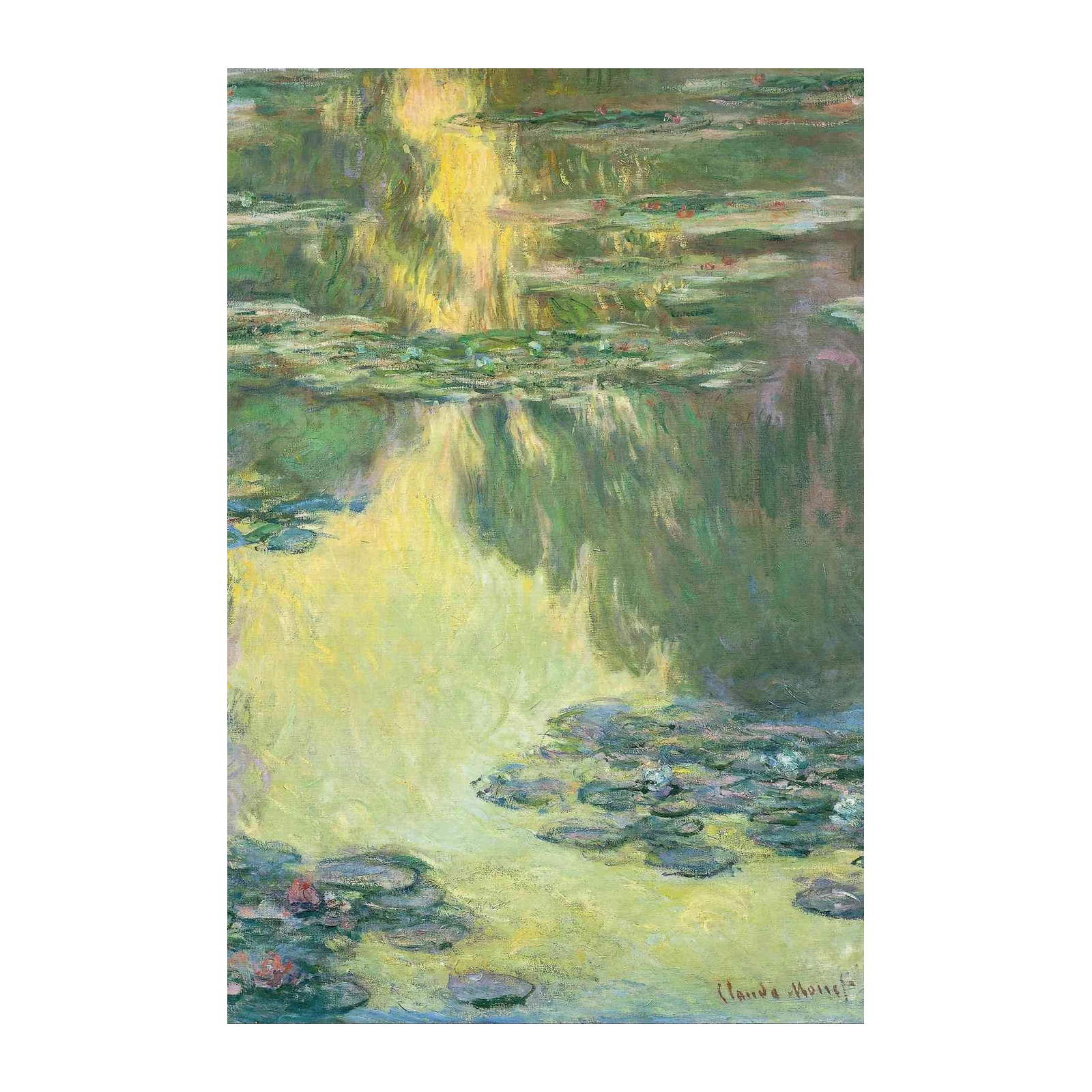 Monet Water Lilies Serene Pond Wall Art