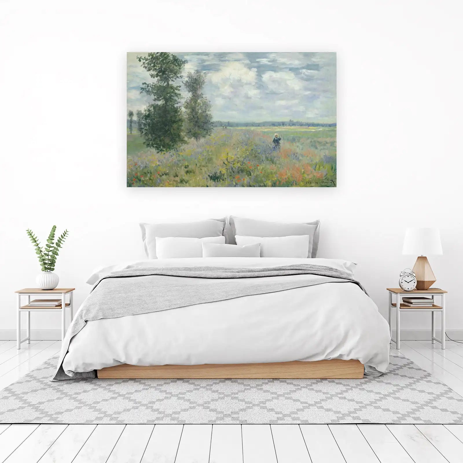 Impressionist Meadow Walk Wall Art
