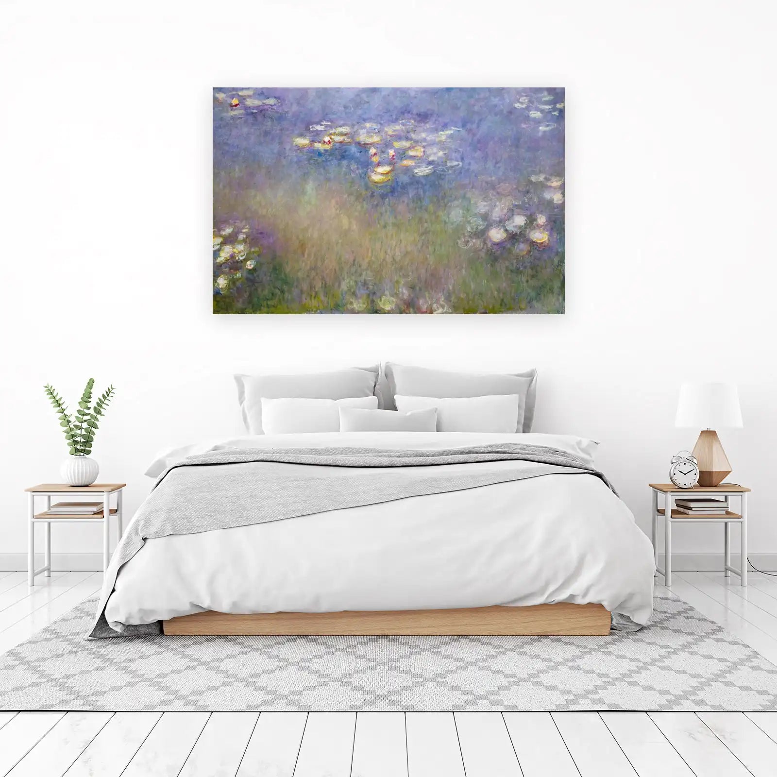 Serene Water Lilies Impressionist Wall Art