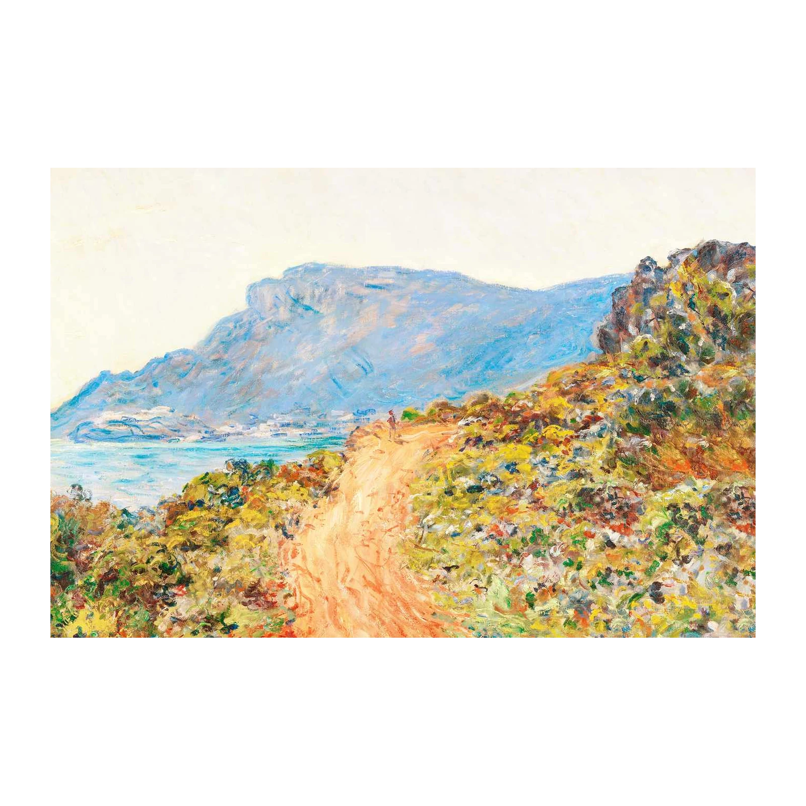 Coastal Path Impressionist Landscape Wall Art