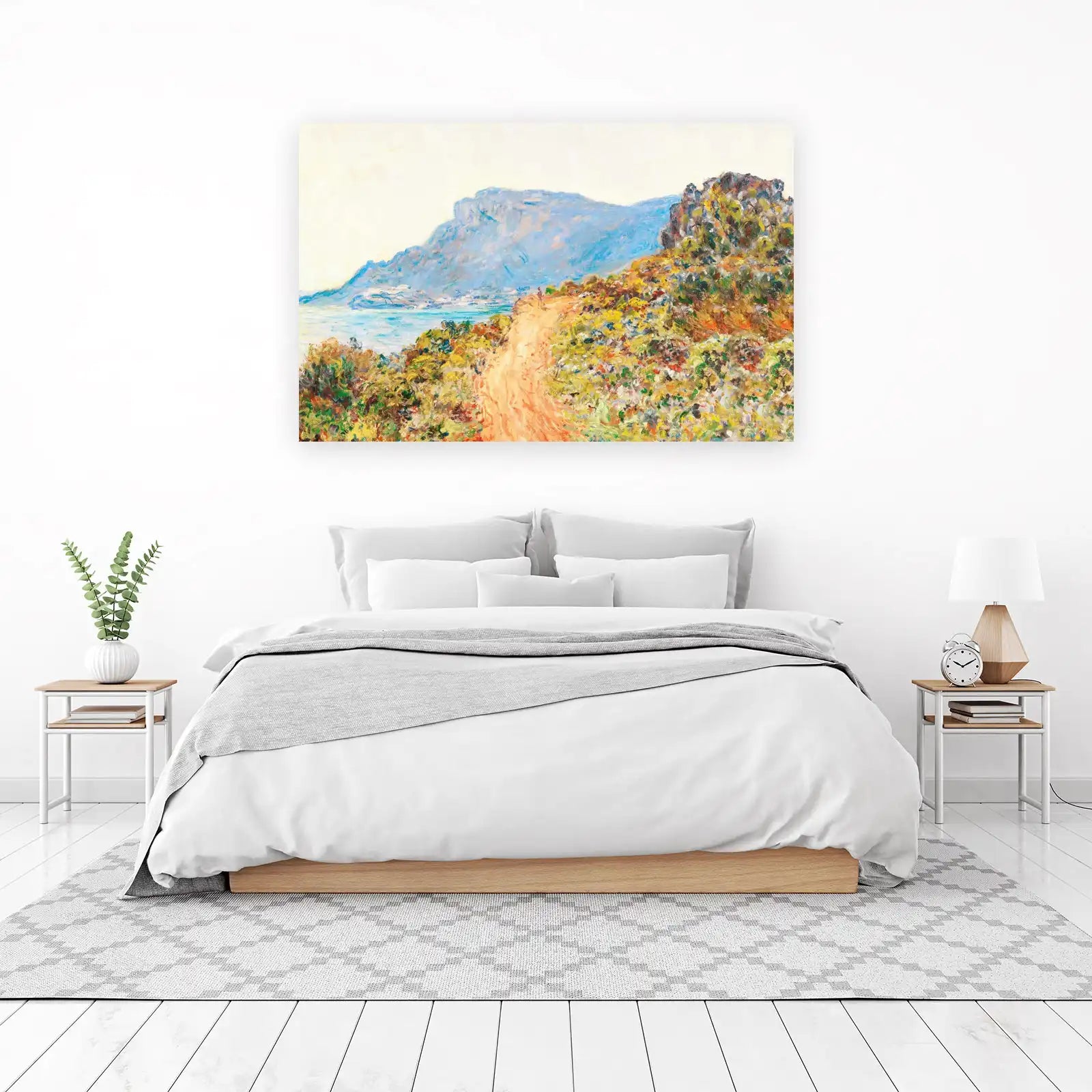 Coastal Path Impressionist Landscape Wall Art